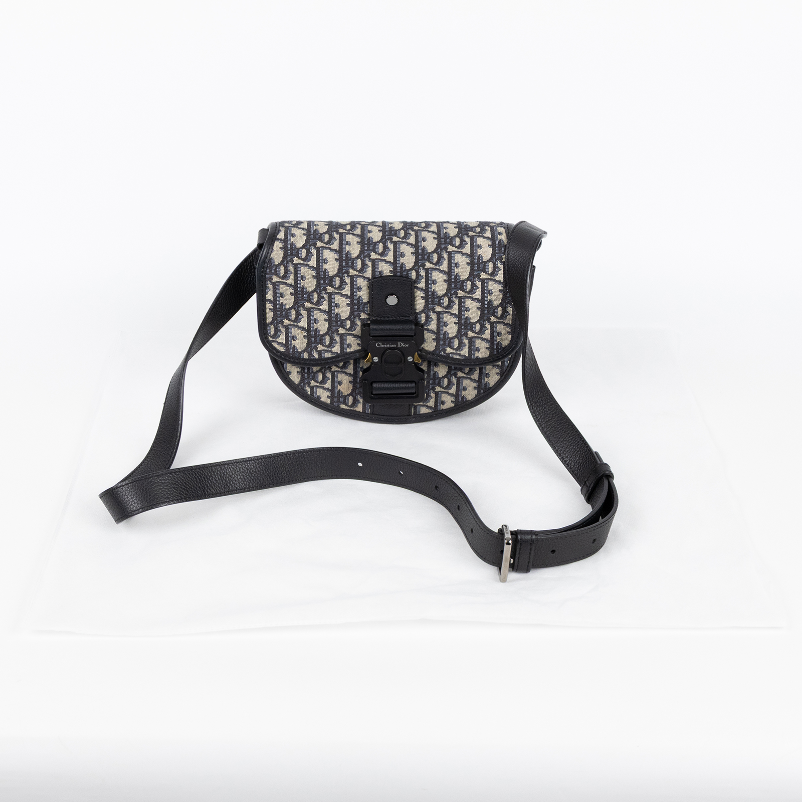 迪奧 CHRISTIAN DIOR Mini Gallop Bag with Strap 迷你 手袋 Dior Oblique 緹花 1ADPO033YKY  無附屬品