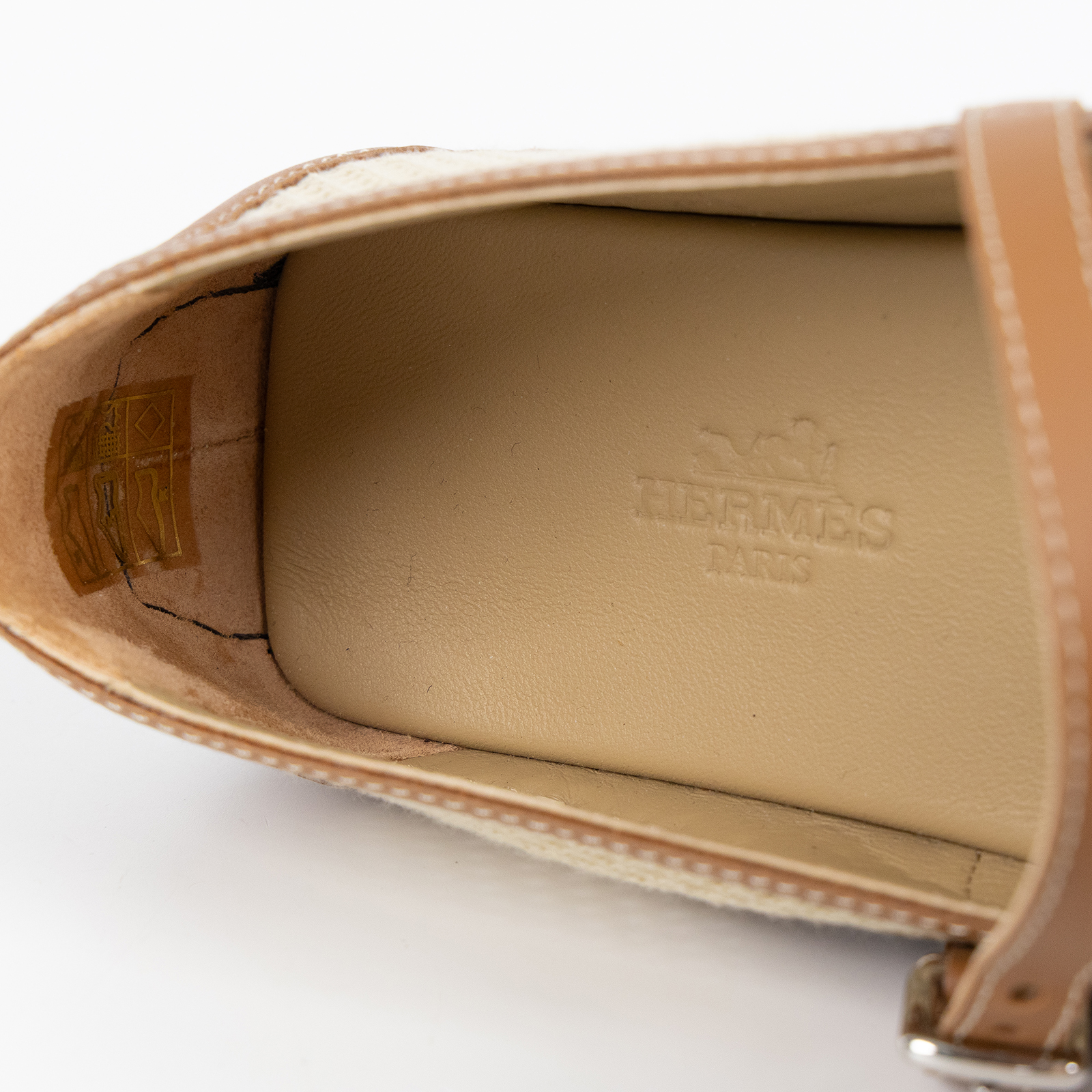 愛馬仕 Hermes Kichu ballet flat 涼鞋 beige lin naturel H251170Zv7K380 DR1 251170Z 2411  原廠盒子/防塵袋