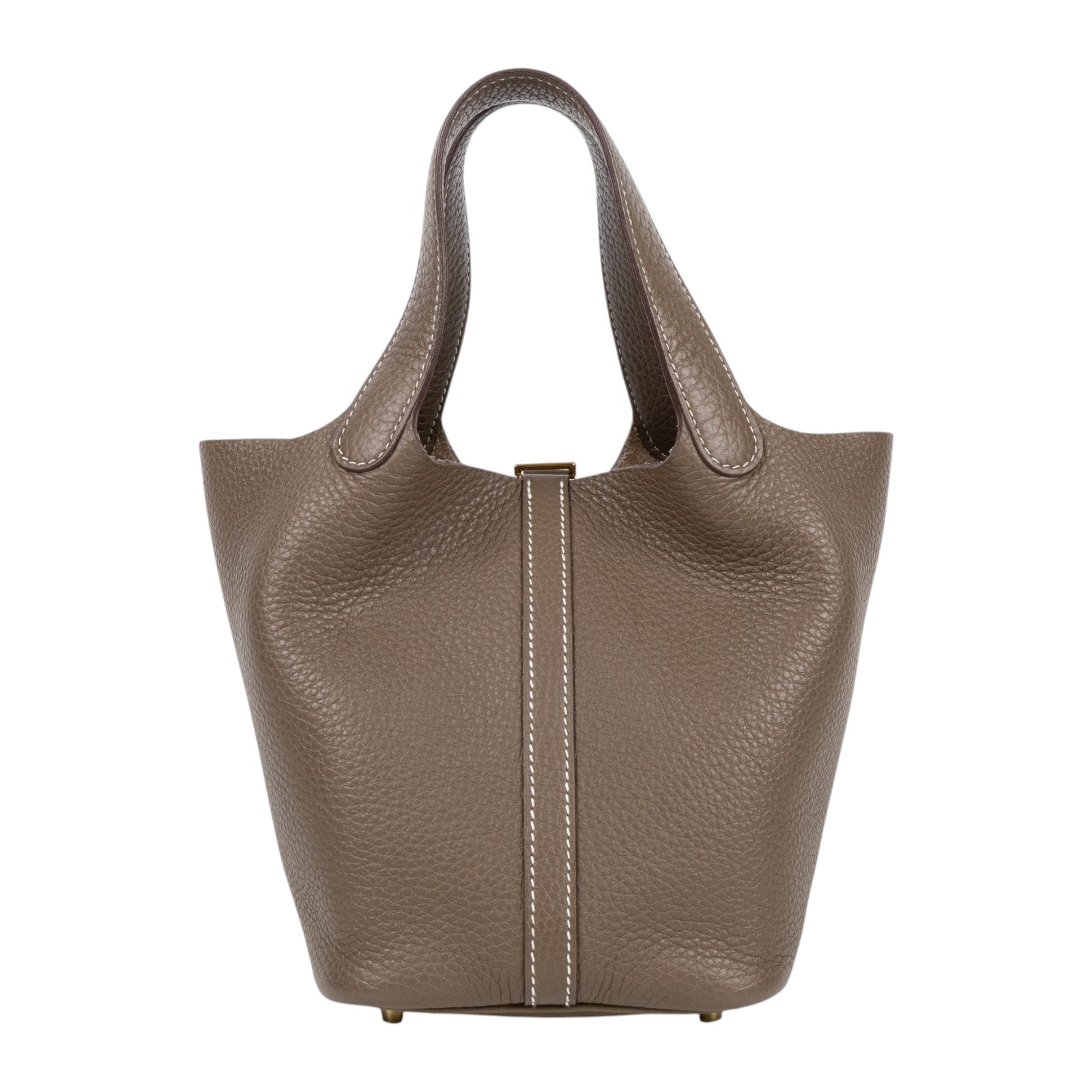 愛馬仕 Hermes Picotin Lock 18 菜籃子包 金色五金 大象灰 H056289CC18 Z刻 H056289  原廠盒子/防塵袋/鎖組