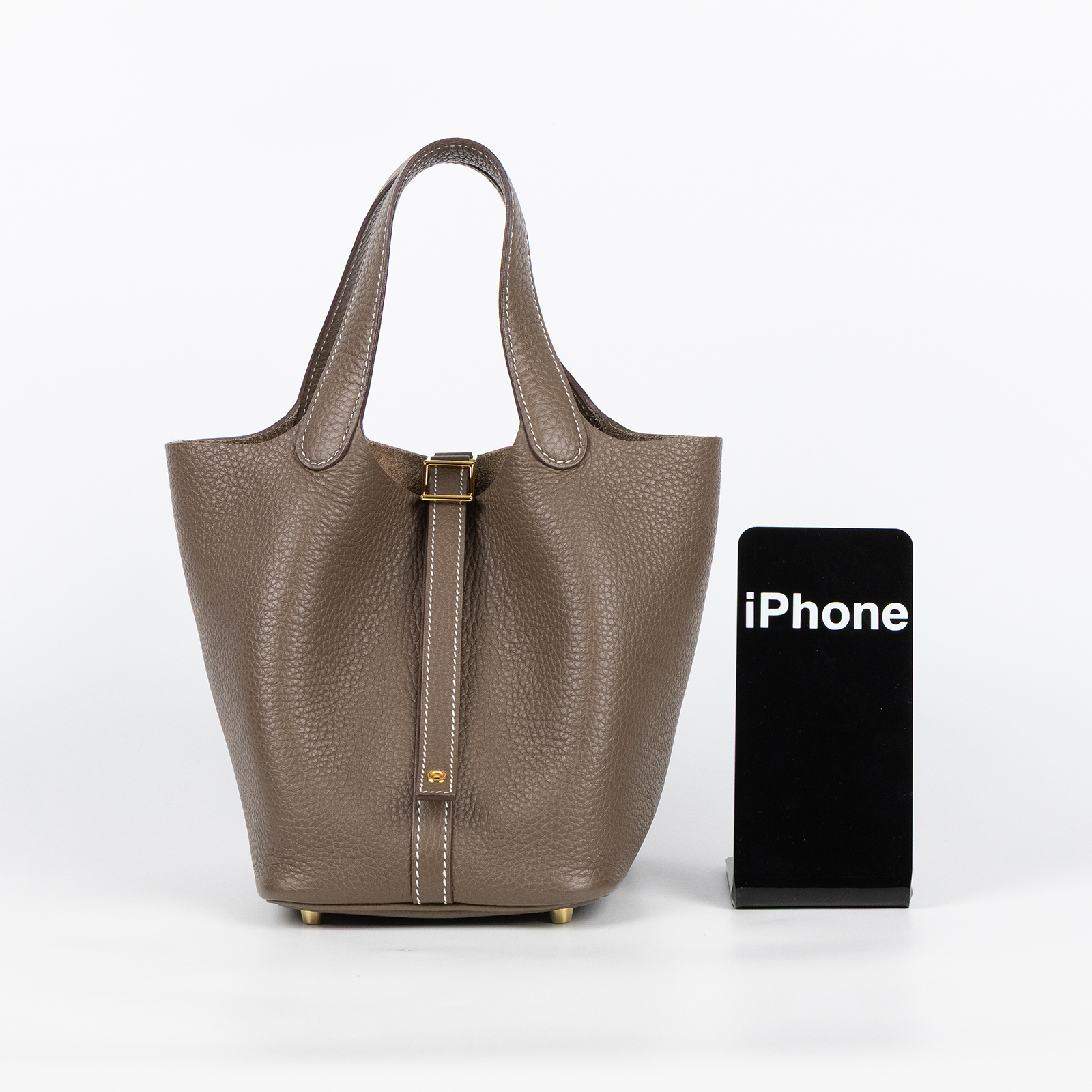 愛馬仕 Hermes Picotin Lock 18 菜籃子包 金色五金 大象灰 H056289CC18 Z刻 H056289  原廠盒子/防塵袋/鎖組