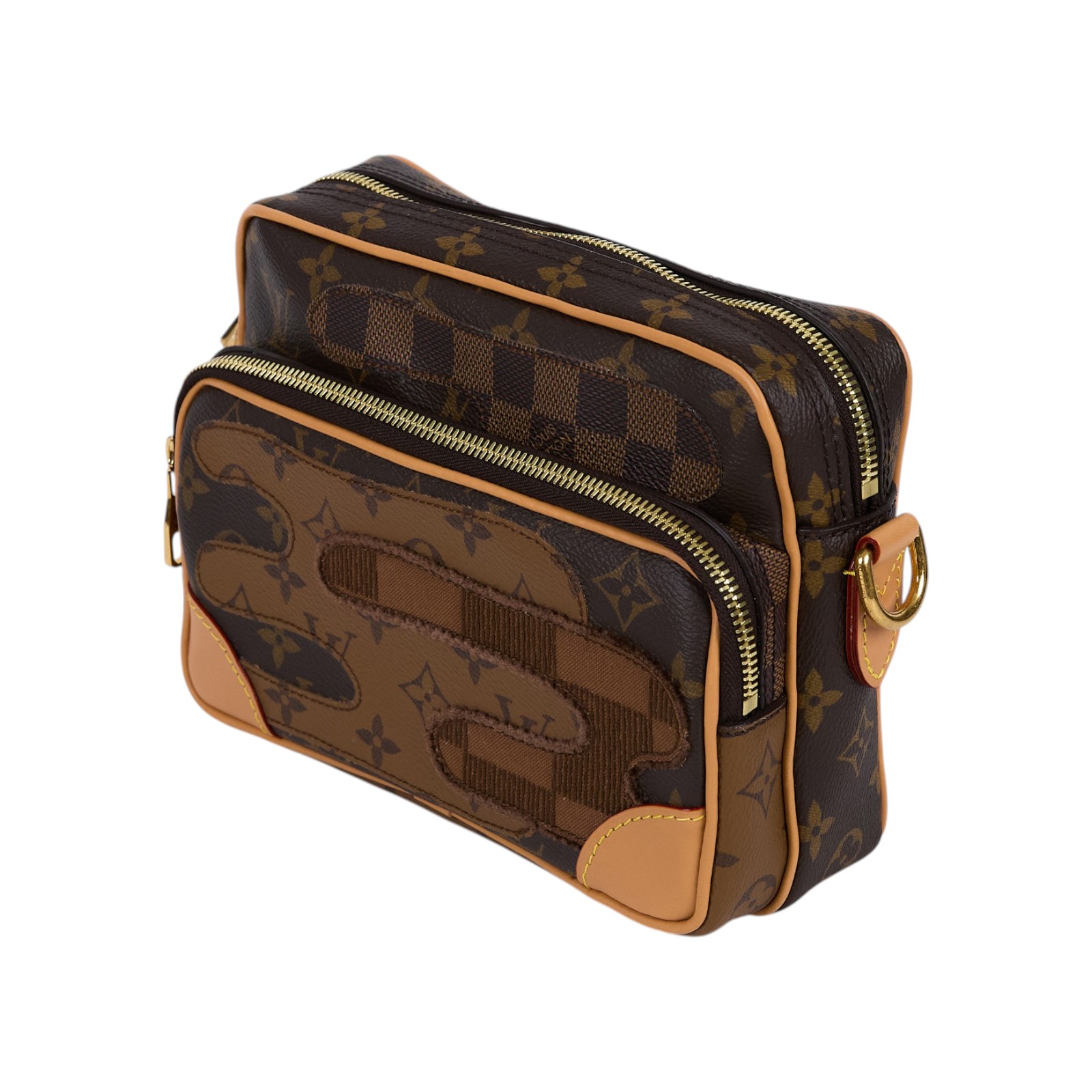 路易威登 LOUIS VUITTON Nil 斜後背包 M26068 晶片款 原花NIL AUTRES TOILES 防塵袋/背帶/吊牌