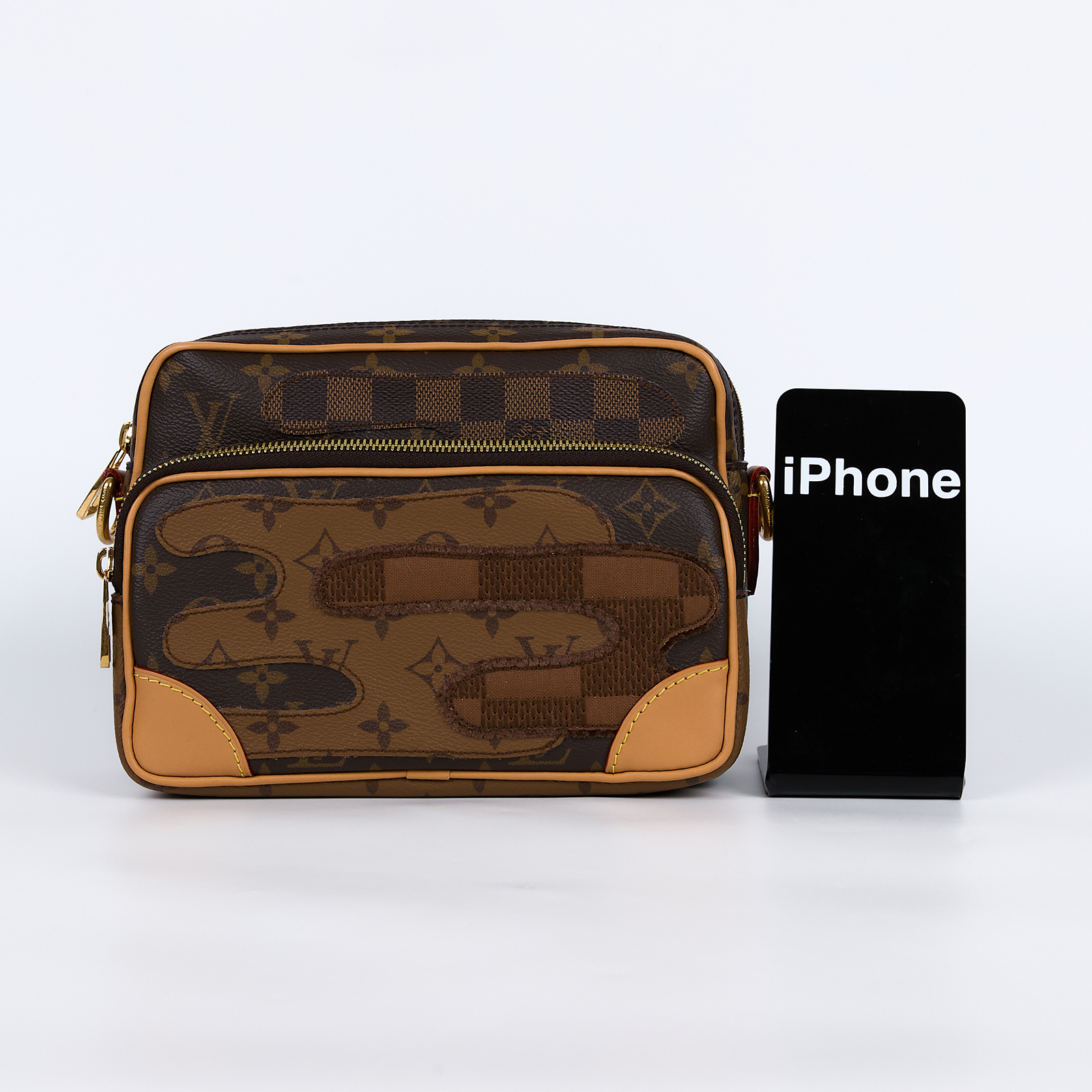 路易威登 LOUIS VUITTON Nil 斜後背包 M26068 晶片款 原花NIL AUTRES TOILES 防塵袋/背帶/吊牌