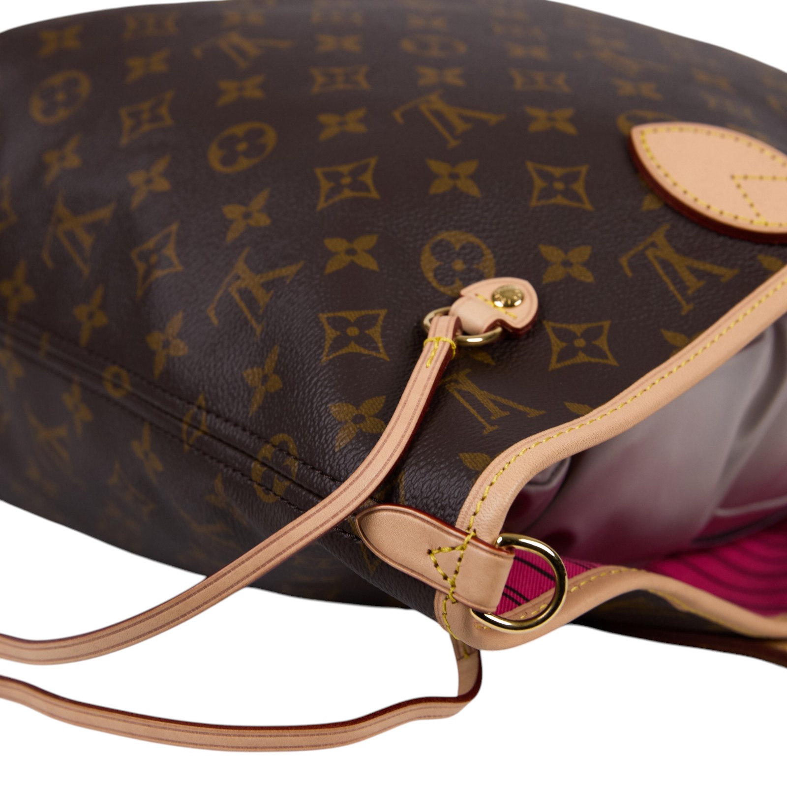 路易威登 LOUIS VUITTON Neverfull Bandoulière Inside Out MM  M12257 晶片款  防塵袋/背帶