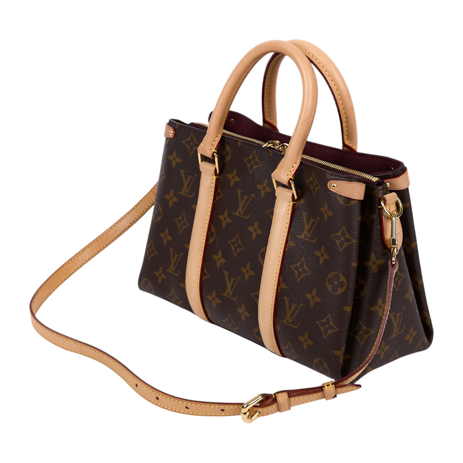 路易威登 LOUIS VUITTON Soufflot MM 手提包 斜背包 M44815 原花SOUFFLOT BB 背帶/吊牌
