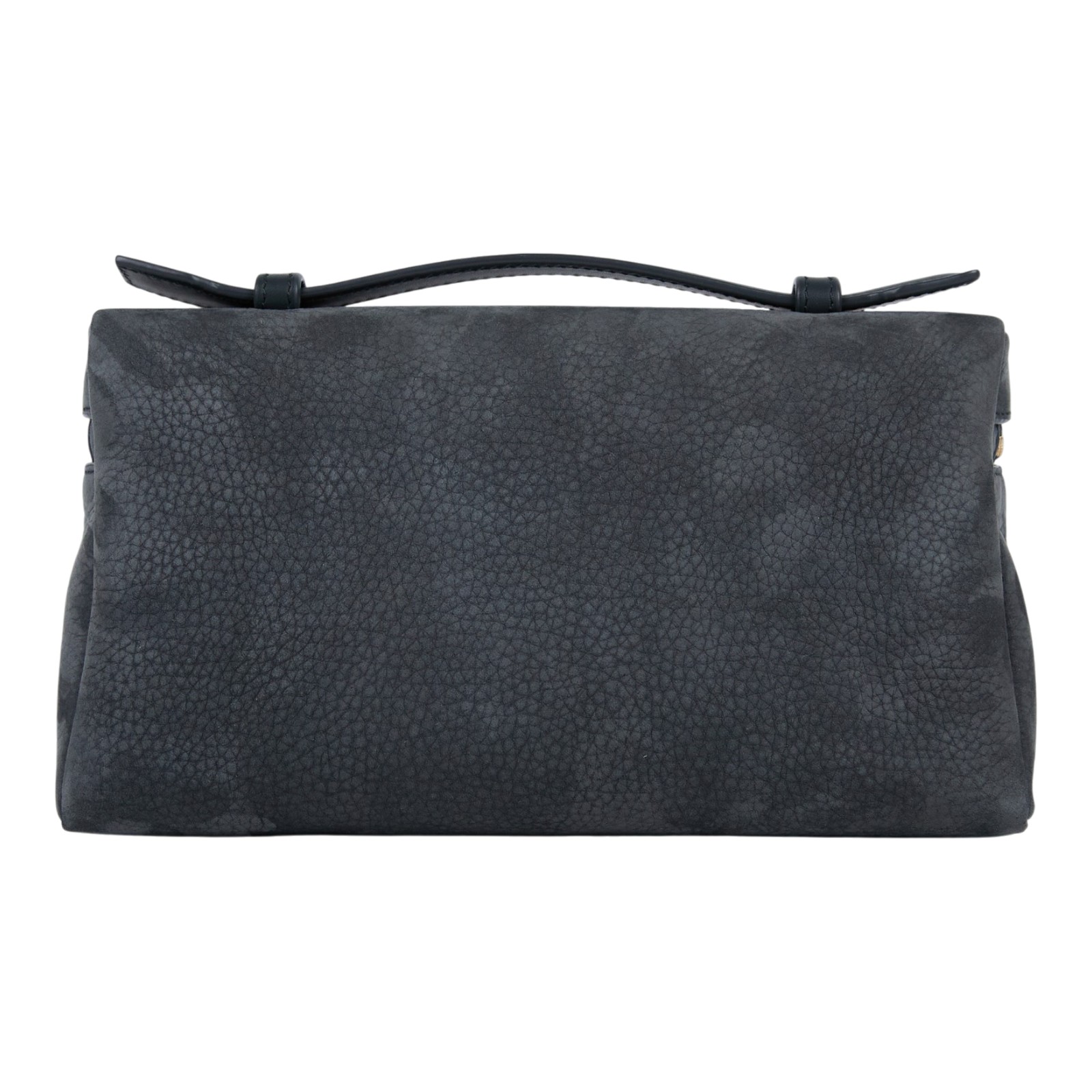 諾悠翩雅 LORO PIANA Extra Pouch L19 手拿包 FAP6658 藍牛皮絨面EXTRA POCKET L19 背帶