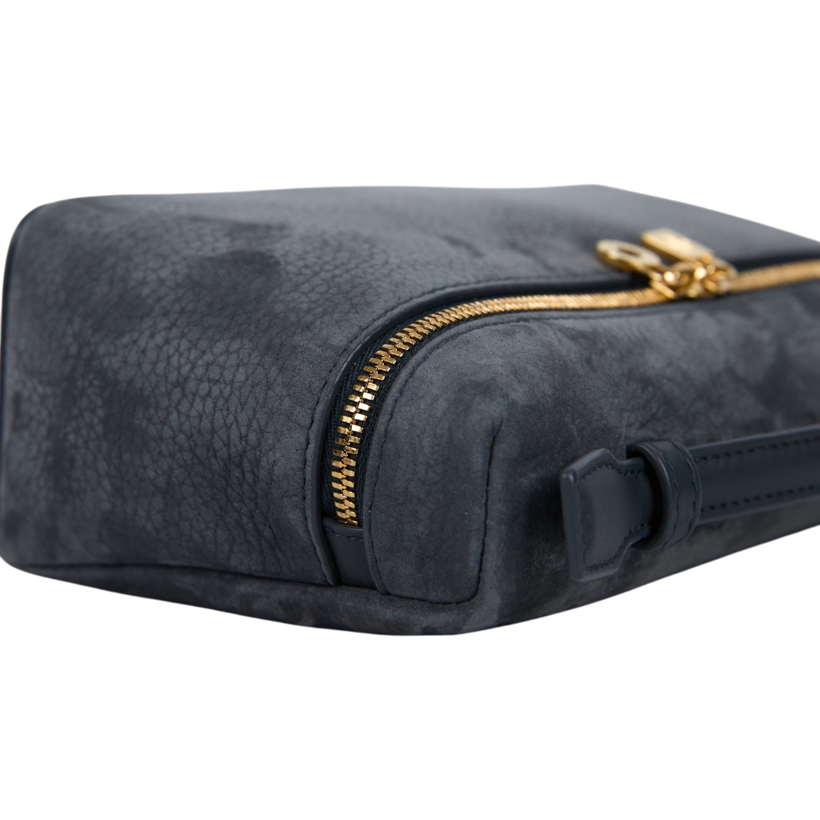 諾悠翩雅 LORO PIANA Extra Pouch L19 手拿包 FAP6658 藍牛皮絨面EXTRA POCKET L19 背帶