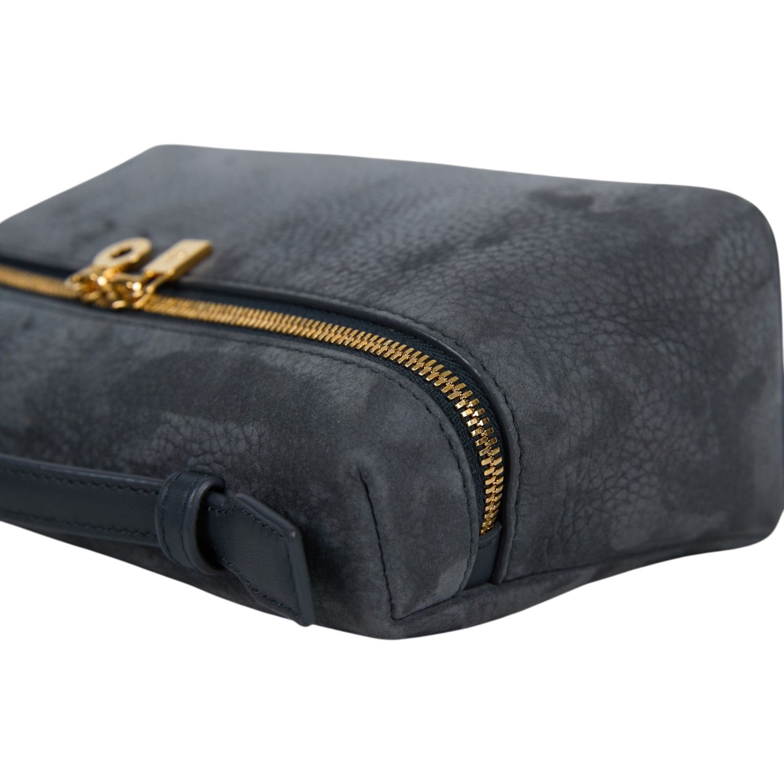 諾悠翩雅 LORO PIANA Extra Pouch L19 手拿包 FAP6658 藍牛皮絨面EXTRA POCKET L19 背帶