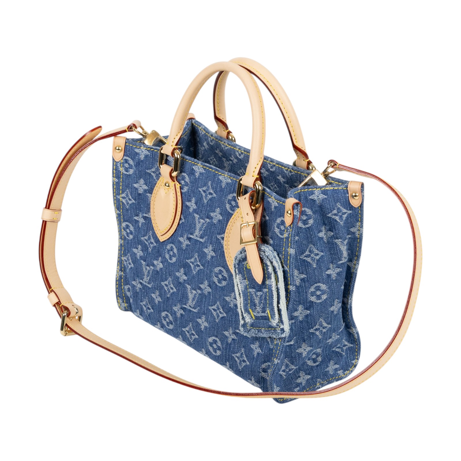 路易威登 LOUIS VUITTON OnTheGo PM 肩背包 手提 Resort 系列 M14633 晶片款  原廠盒子/防塵袋/購買證明/背帶