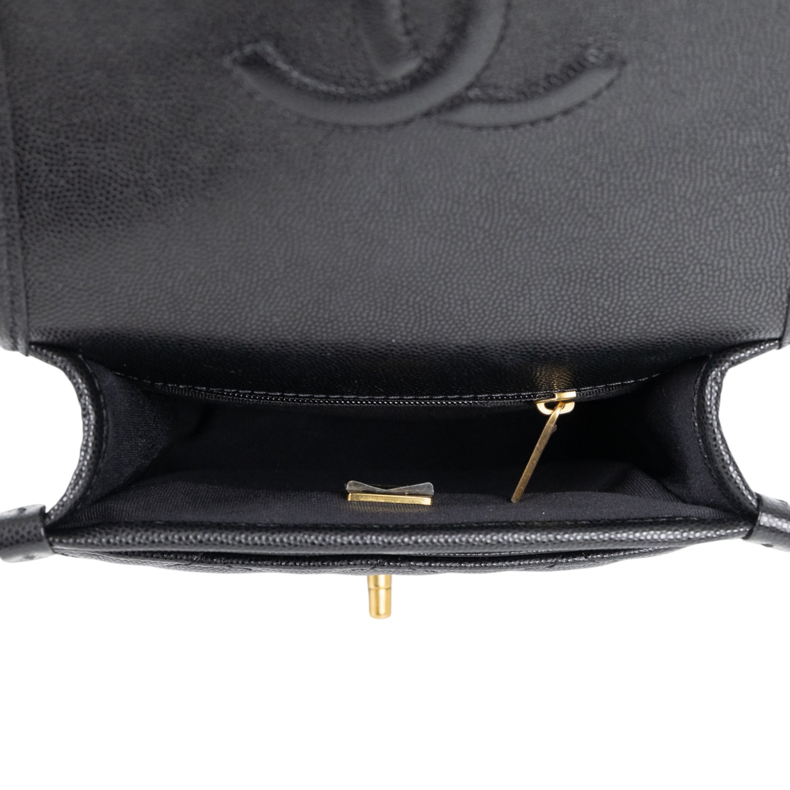 香奈兒 CHANEL 22k 名牌 肩背 豆腐包 郵差包 AS3652 B09173 晶片款 黑金荔枝提把鍊條包 原廠盒子/防塵袋