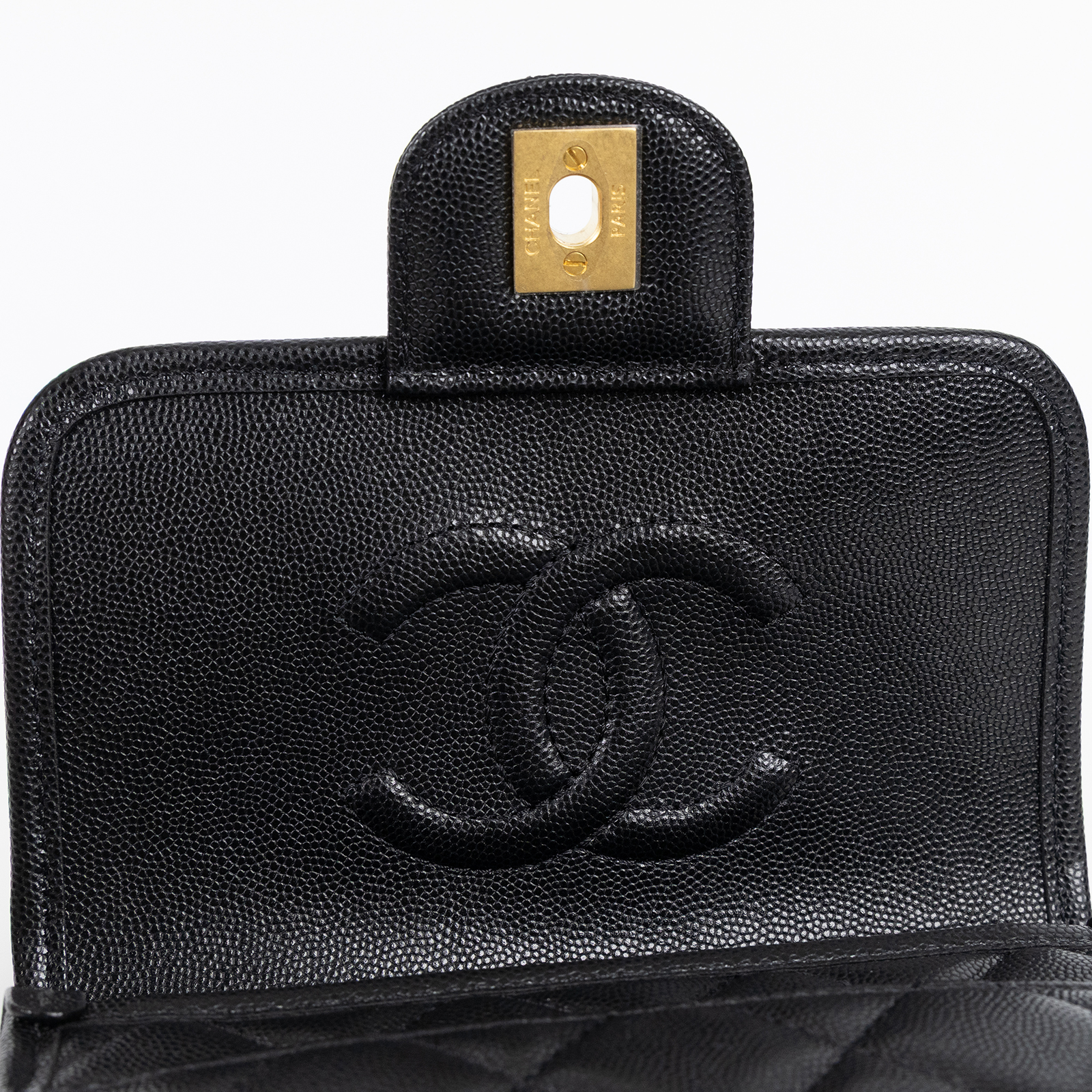 香奈兒 CHANEL 22k 名牌 肩背 豆腐包 郵差包 AS3652 B09173 晶片款 黑金荔枝提把鍊條包 原廠盒子/防塵袋