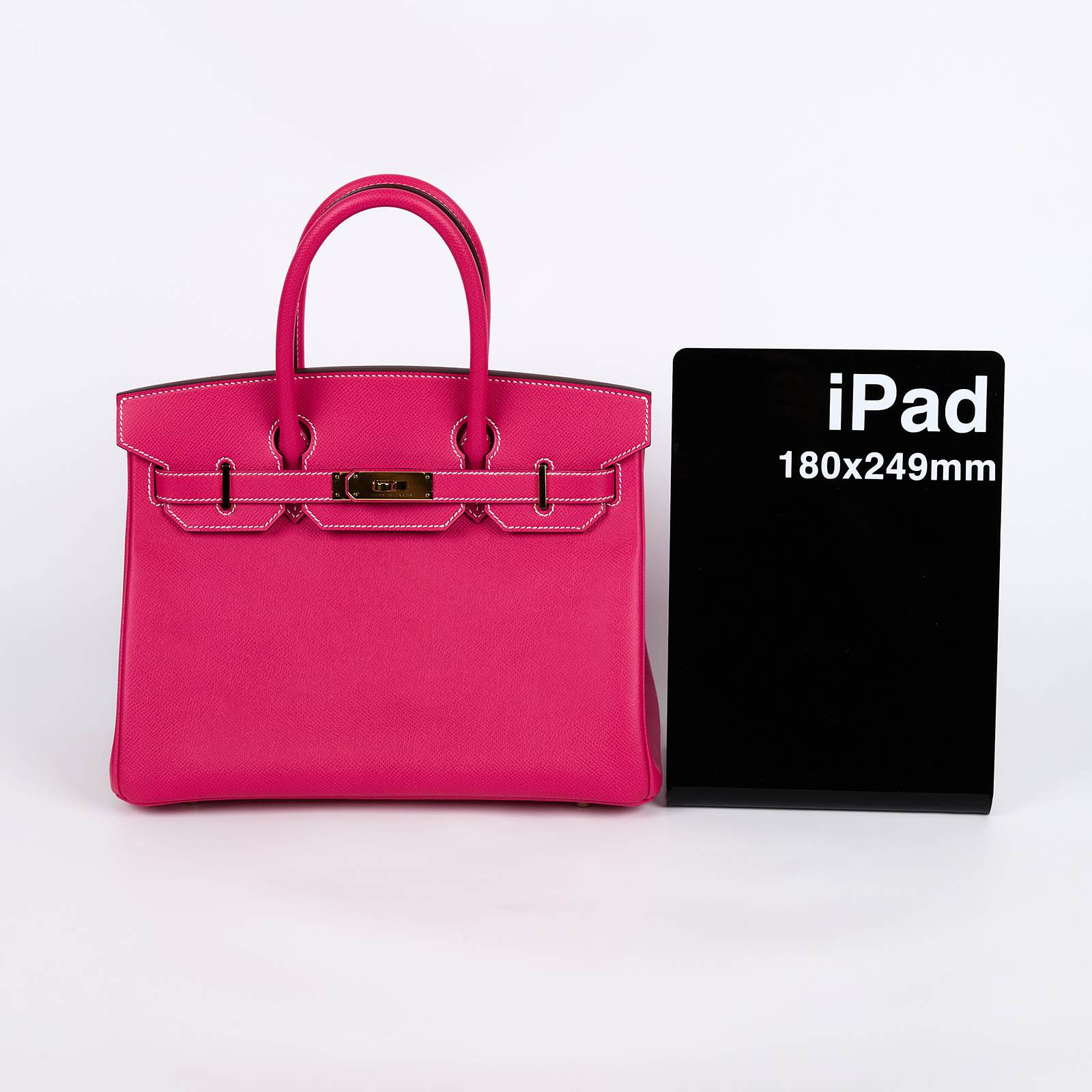 愛馬仕 Hermes Birkin Bag 柏金包 30 金色五金 Rose Tyrien H041701CCE5 /口Q刻  原廠盒子/防塵袋/鎖組/購買證明