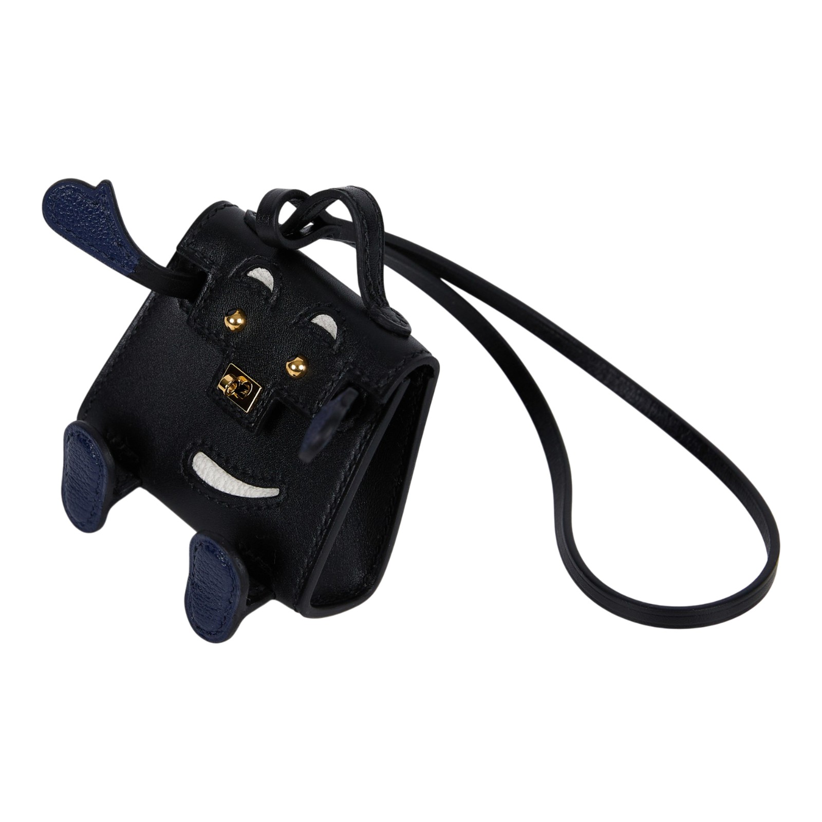 愛馬仕 Hermes Kelly Doll 包包掛飾 金色五金 黑色 H082655CCAN /W刻 黑KELLY DOLL吊飾 原廠盒子/防塵袋/購買證明