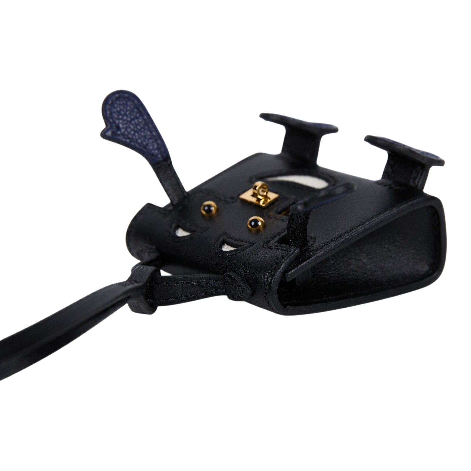 愛馬仕 Hermes Kelly Doll 包包掛飾 金色五金 黑色 H082655CCAN /W刻 黑KELLY DOLL吊飾 原廠盒子/防塵袋/購買證明