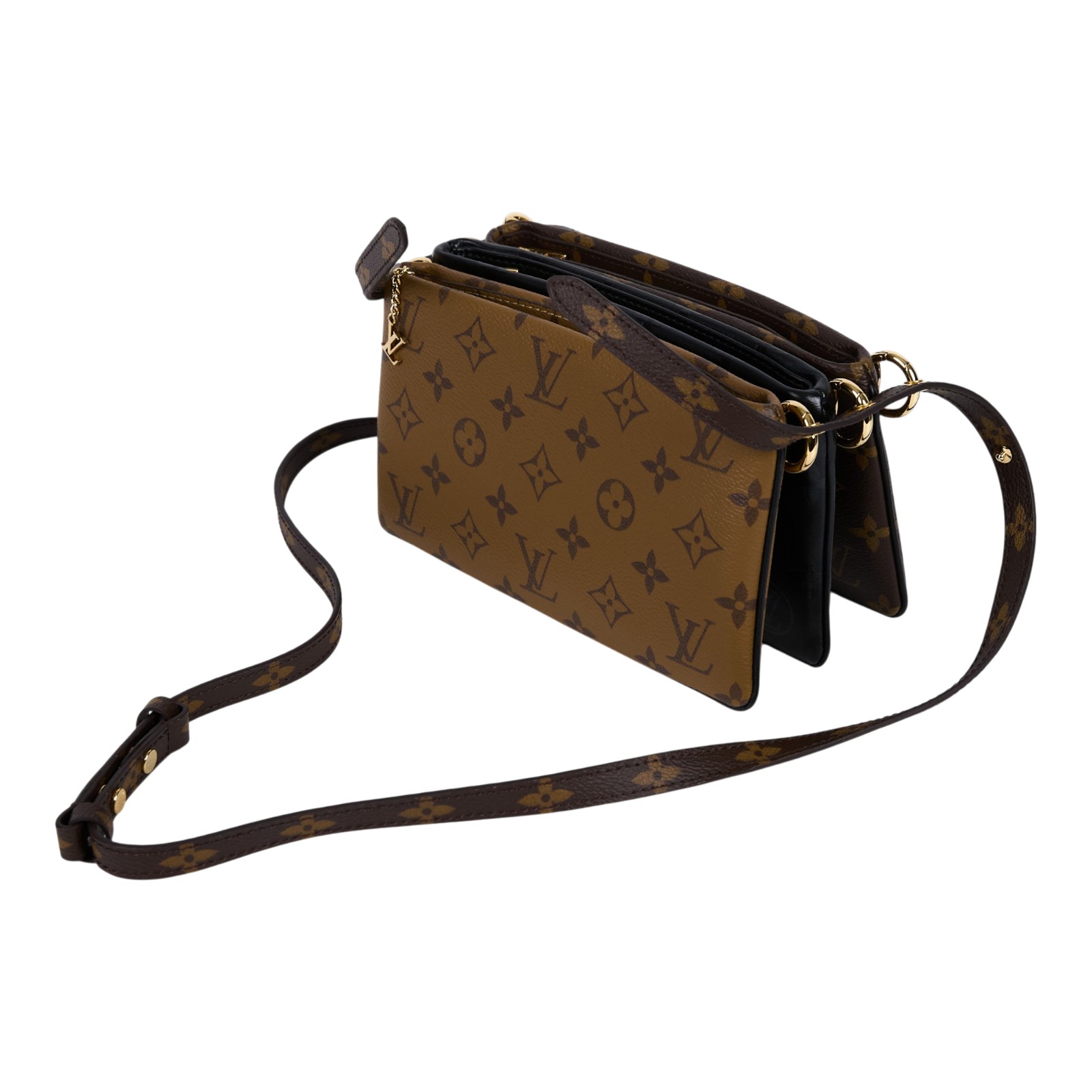 路易威登 LOUIS VUITTON Trio LV 3 三合一 肩背包 斜背包 M45412 原花三層肩背包 原廠盒子/防塵袋