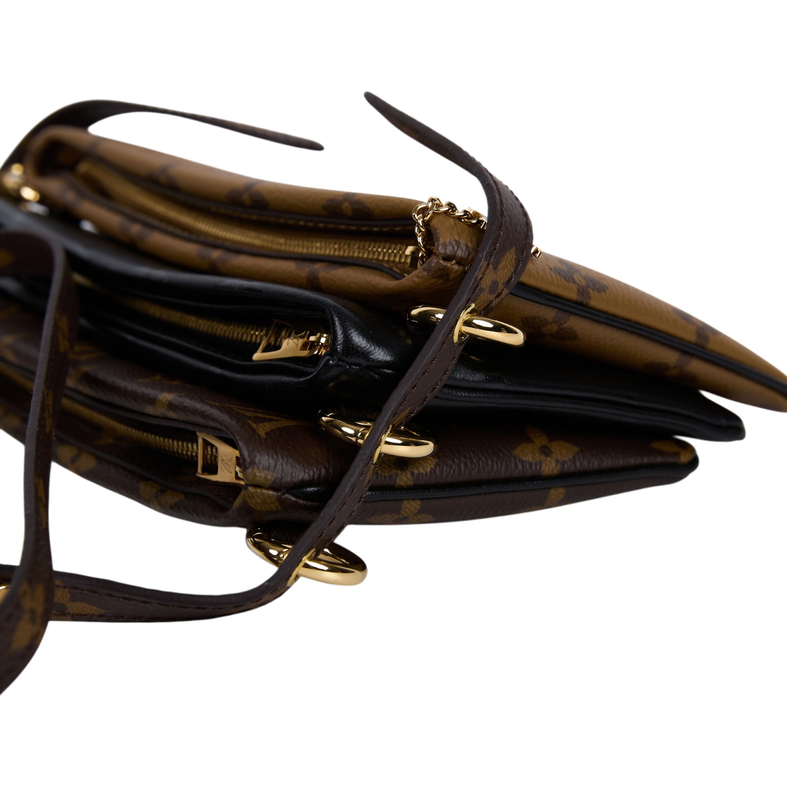 路易威登 LOUIS VUITTON Trio LV 3 三合一 肩背包 斜背包 M45412 原花三層肩背包 原廠盒子/防塵袋