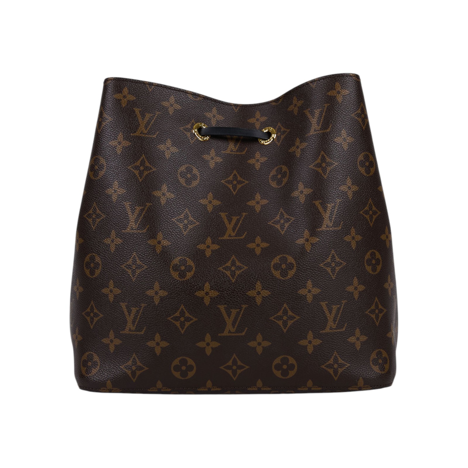 路易威登 LOUIS VUITTON NéoNoé MM 經典帆布 肩背 水桶包 黑色 M44020 黑原花NEONOE水桶包 背帶