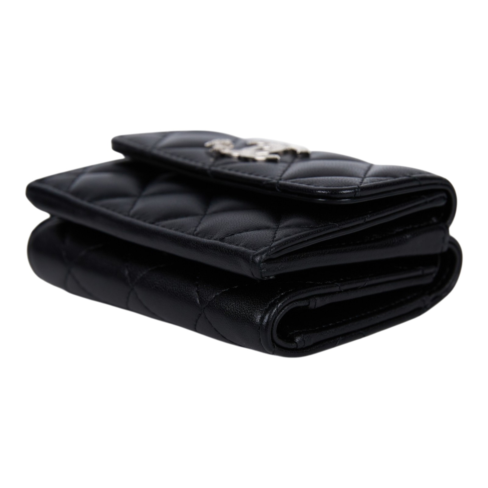 香奈兒 CHANEL 錢包 卡包 AP3725 B14929 晶片款 黑羊雙C三折短夾 原廠盒子/防塵袋/購買證明