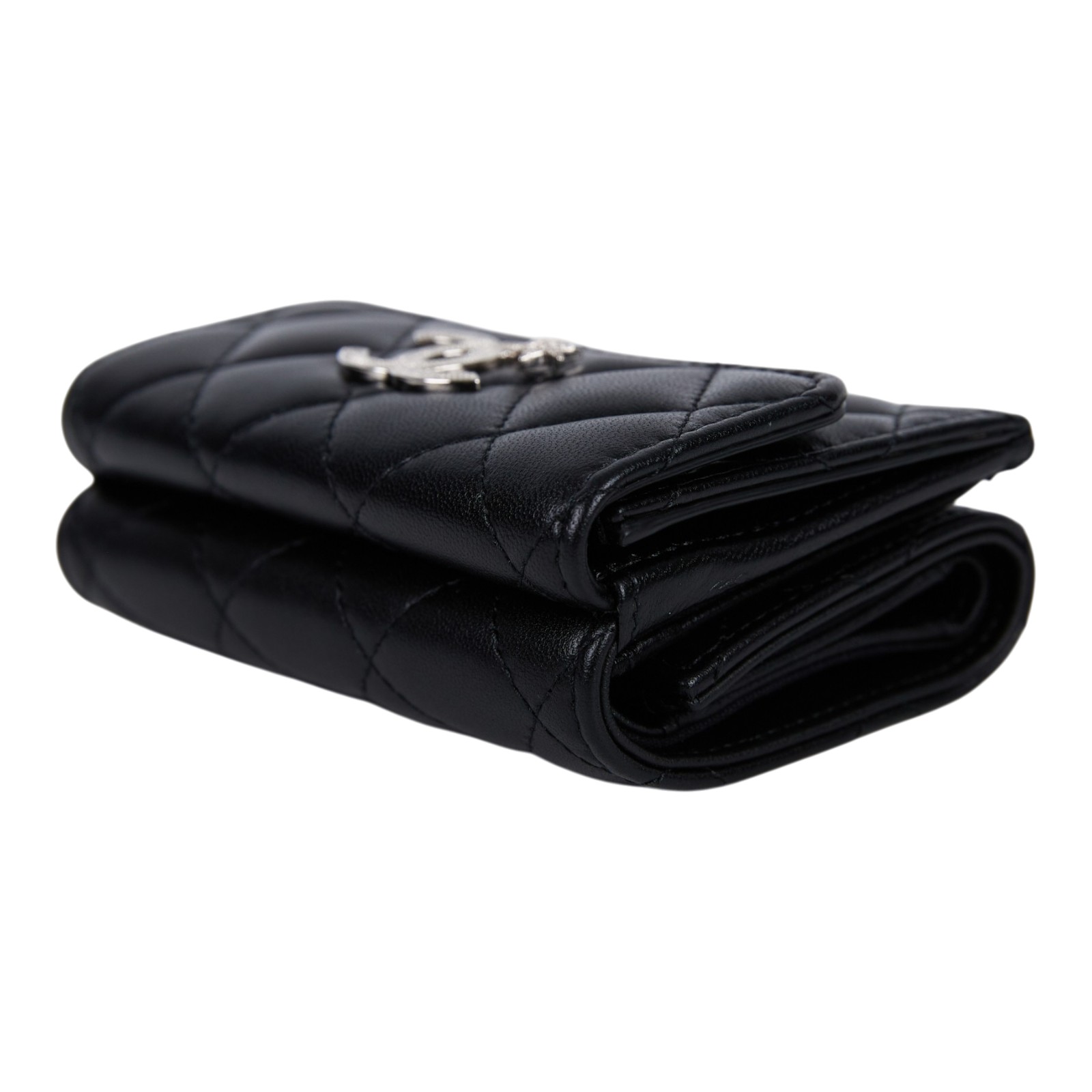 香奈兒 CHANEL 錢包 卡包 AP3725 B14929 晶片款 黑羊雙C三折短夾 原廠盒子/防塵袋/購買證明