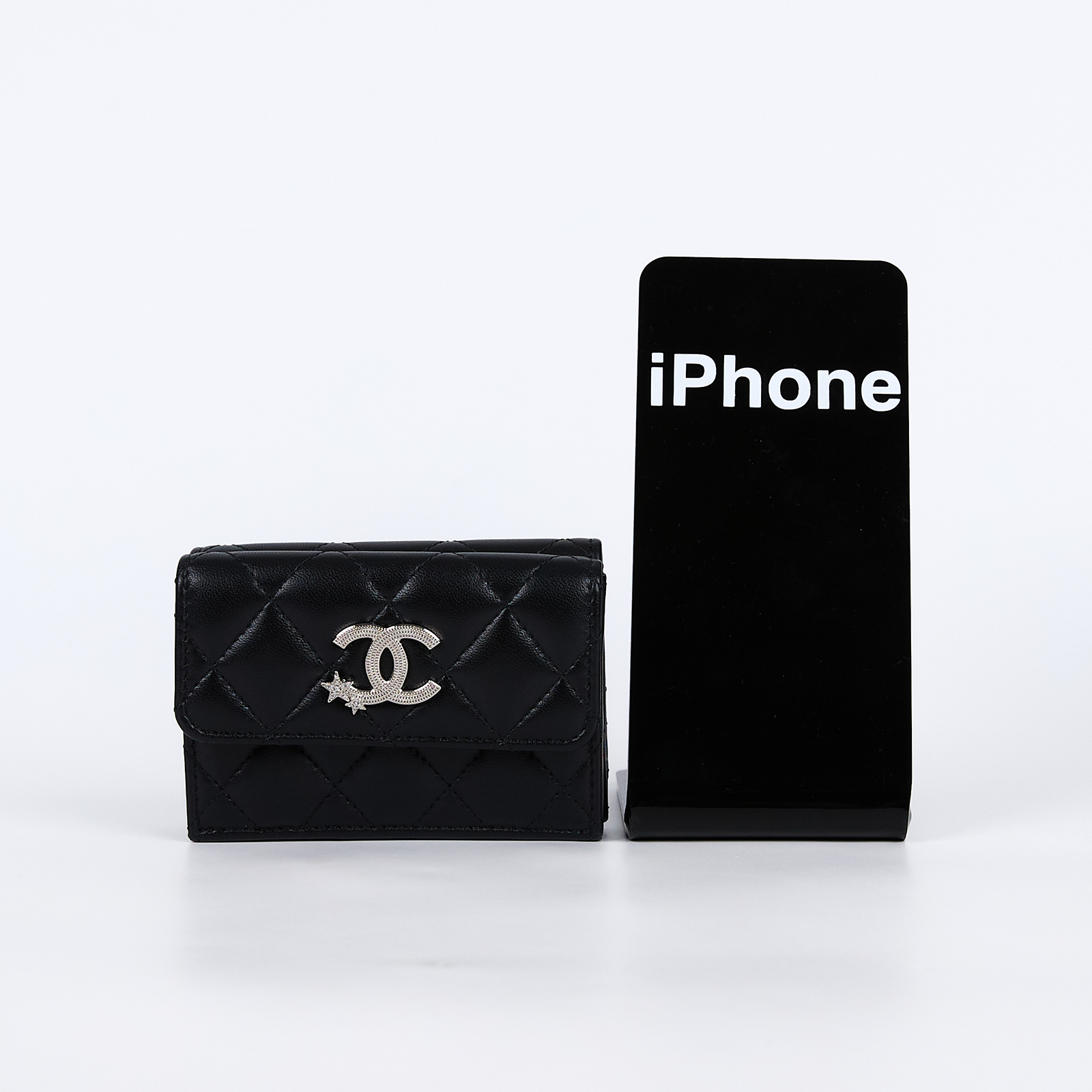 香奈兒 CHANEL 錢包 卡包 AP3725 B14929 晶片款 黑羊雙C三折短夾 原廠盒子/防塵袋/購買證明