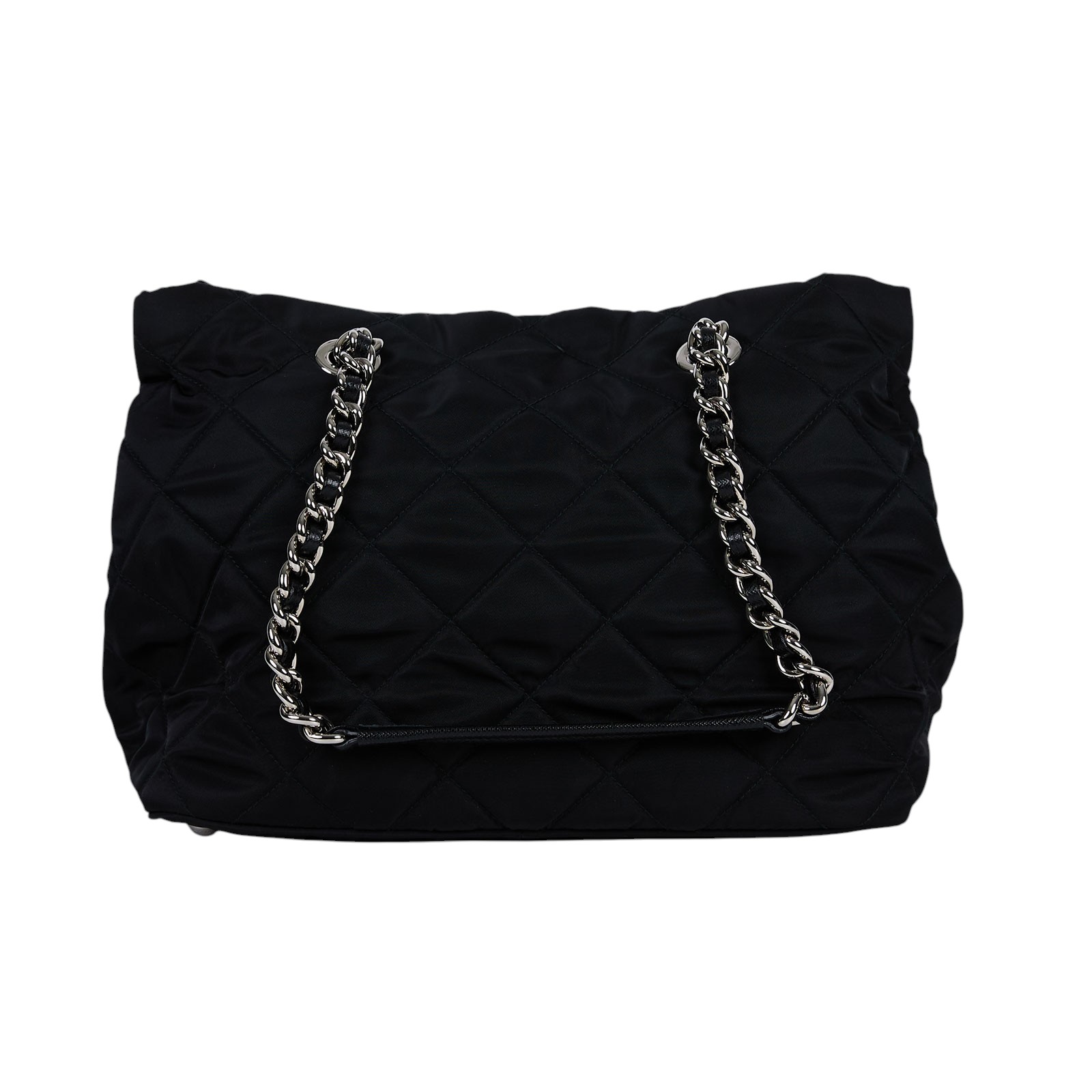 普拉達 PRADA Re-Nylon 肩背包 1BG740_2AS3 黑尼龍TOTE 防塵袋/背帶