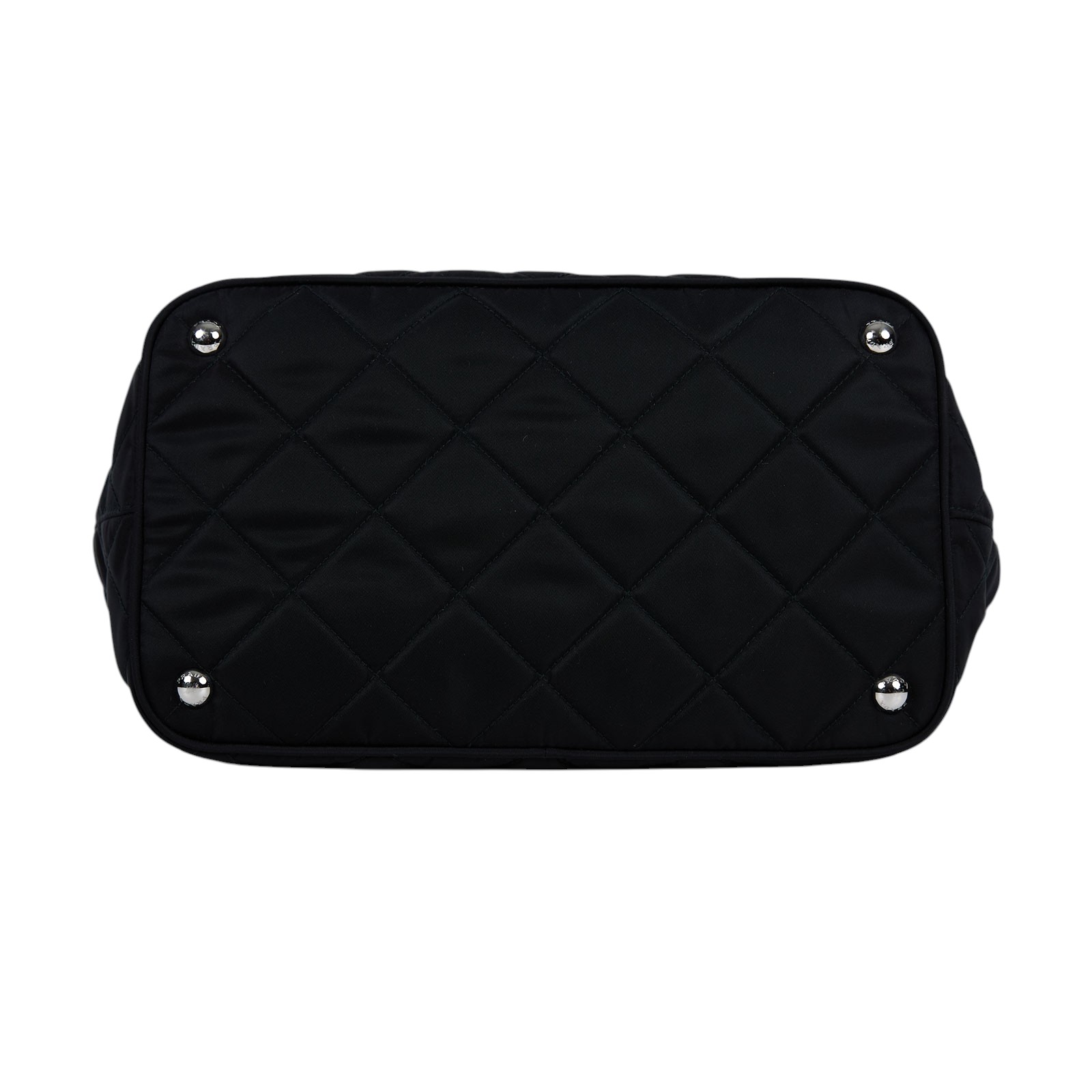 普拉達 PRADA Re-Nylon 肩背包 1BG740_2AS3 黑尼龍TOTE 防塵袋/背帶