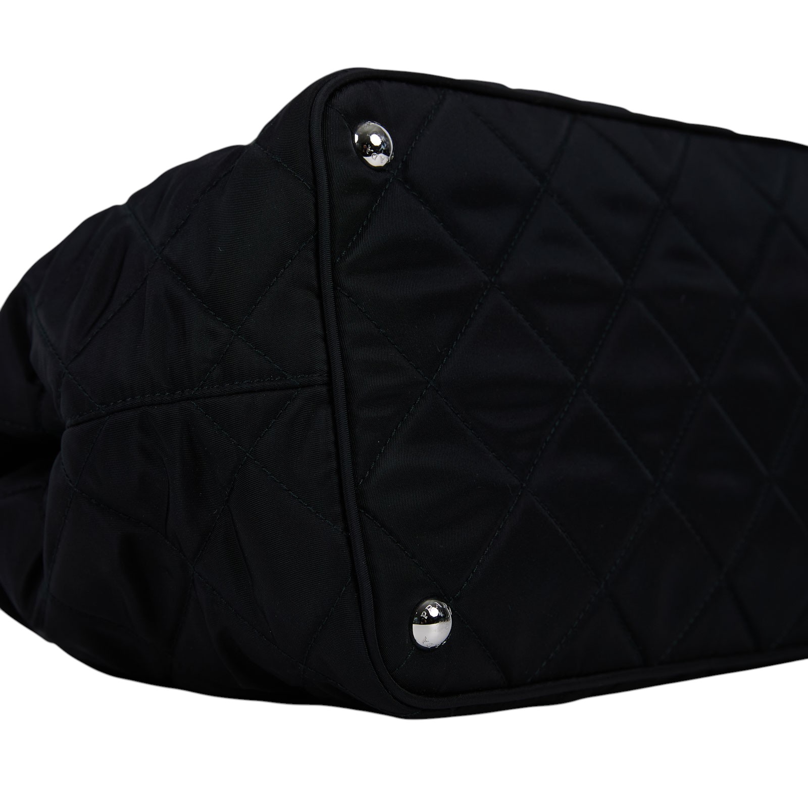 普拉達 PRADA Re-Nylon 肩背包 1BG740_2AS3 黑尼龍TOTE 防塵袋/背帶