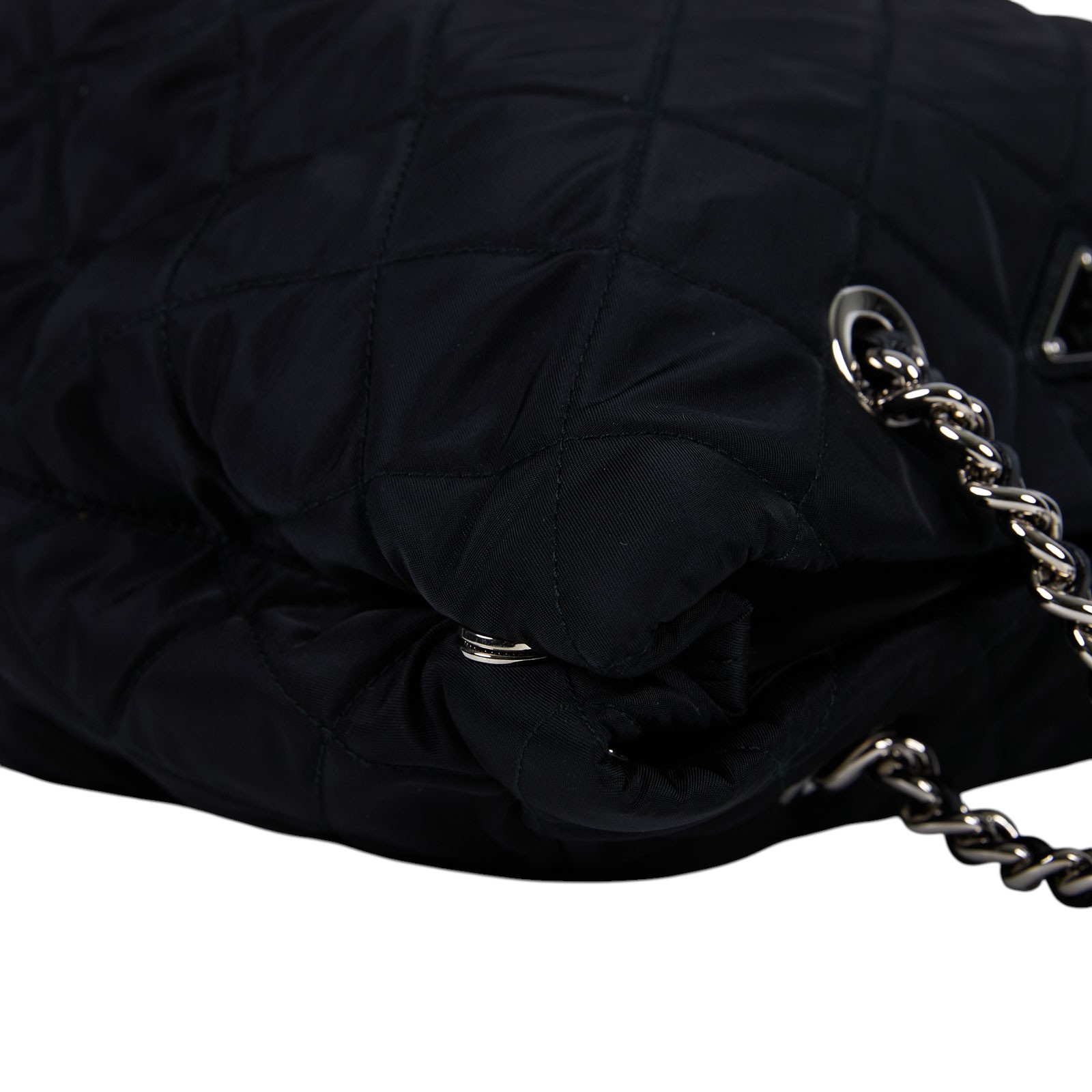 普拉達 PRADA Re-Nylon 肩背包 1BG740_2AS3 黑尼龍TOTE 防塵袋/背帶