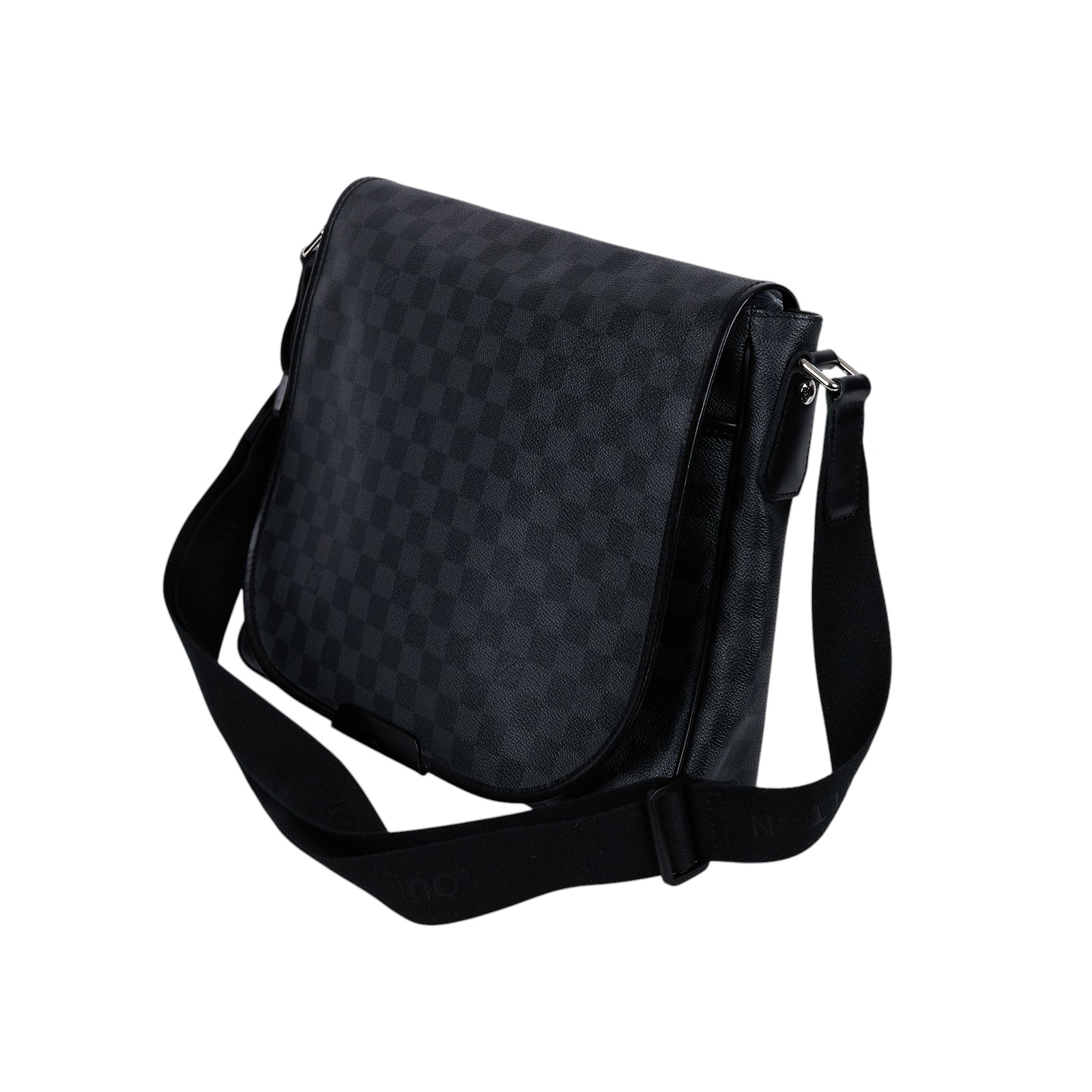 路易威登 LOUIS VUITTON Daniel MM 棋盤格 紋斜背包 N58029 黑棋盤DANIEL MM 防塵袋