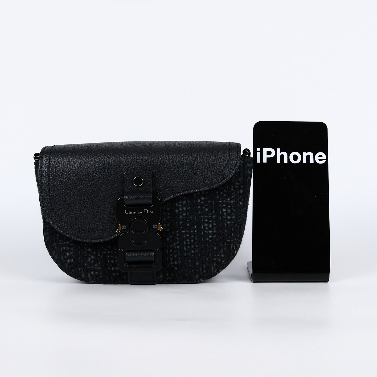 迪奧 CHRISTIAN DIOR Saddle 迷你 翻蓋 郵差包 2ADCA435YKS Saddle 迷你翻蓋郵差包 原廠盒子/防塵袋/購買證明