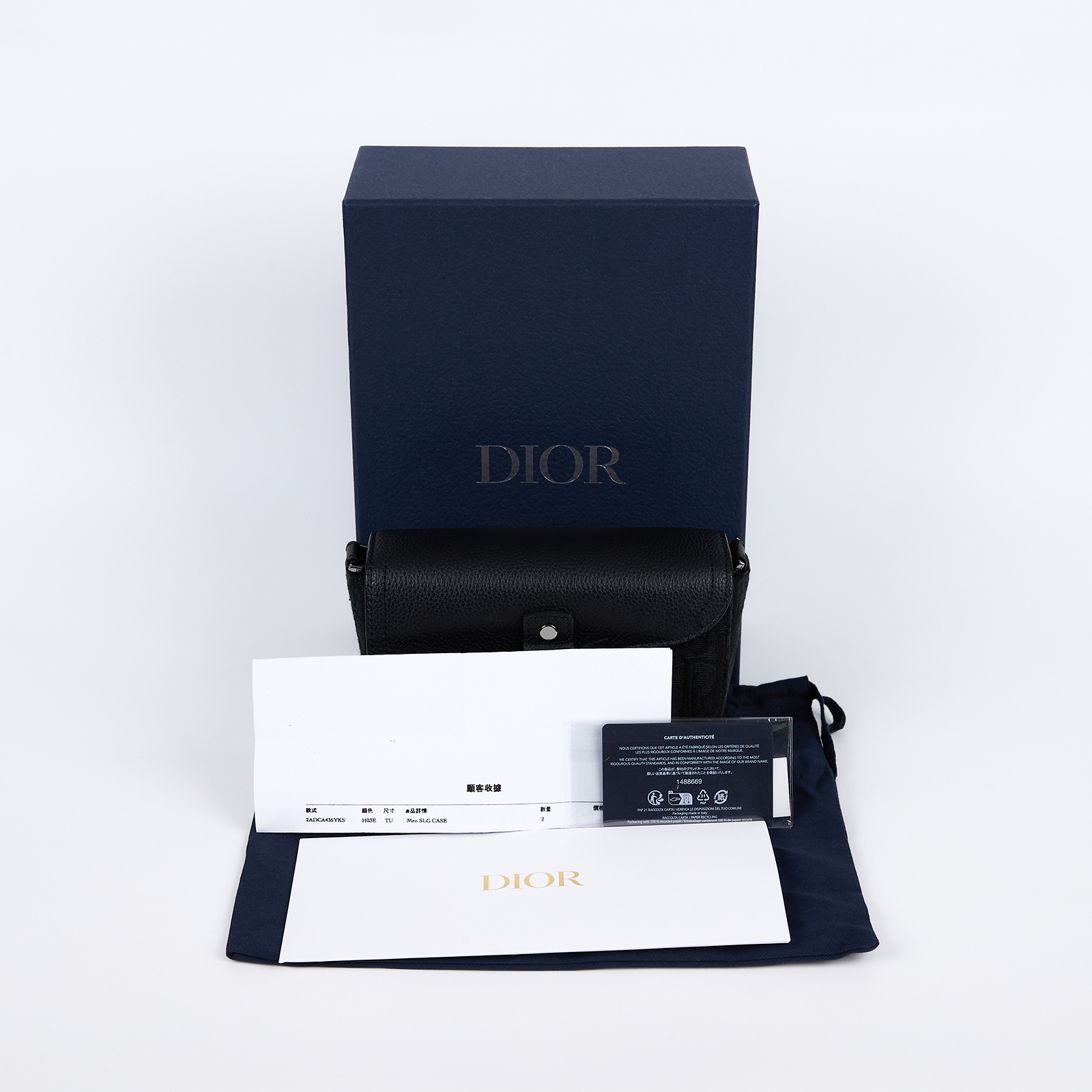 迪奧 CHRISTIAN DIOR Saddle 迷你 翻蓋 郵差包 2ADCA435YKS Saddle 迷你翻蓋郵差包 原廠盒子/防塵袋/購買證明