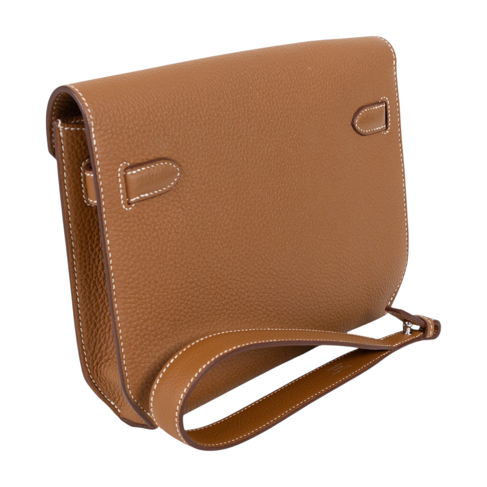 愛馬仕 Hermes kelly Depeches 25 手拿包 DP25 BCT503FB B刻金棕銀釦KELLY DEPECHES 25 無附屬品