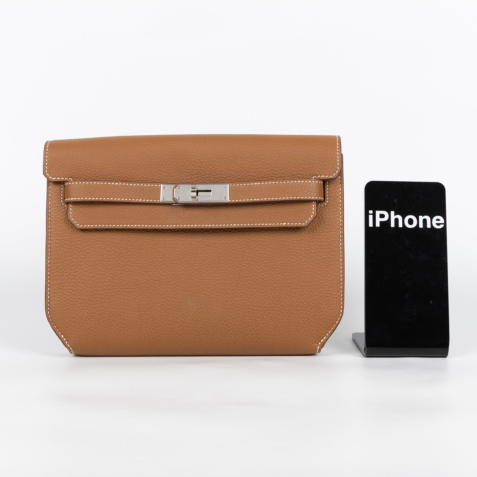 愛馬仕 Hermes kelly Depeches 25 手拿包 DP25 BCT503FB B刻金棕銀釦KELLY DEPECHES 25 無附屬品