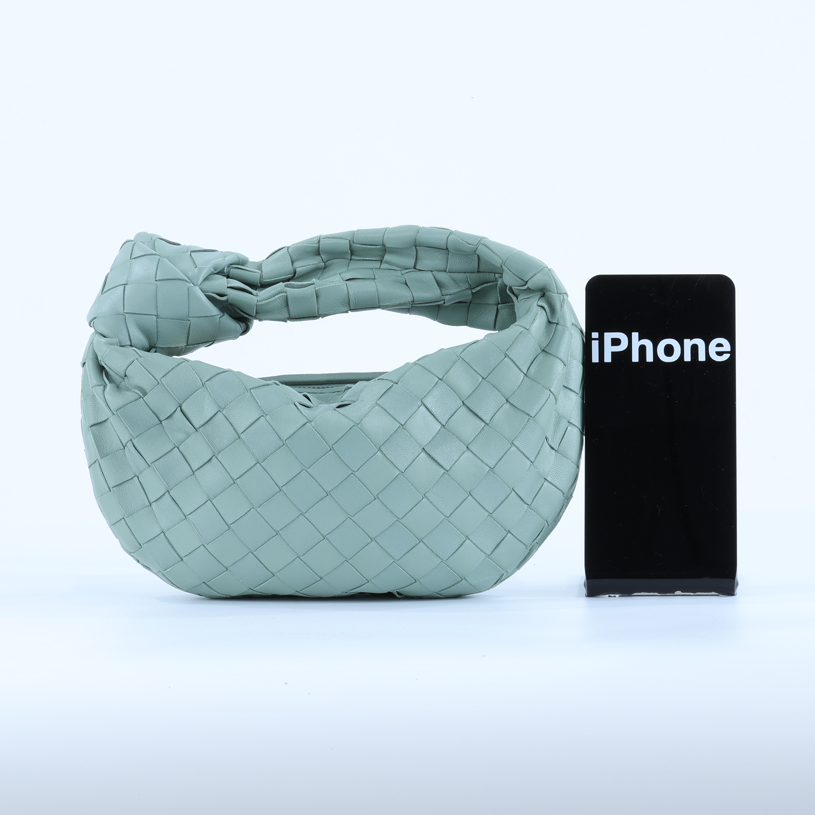 寶緹嘉 BOTTEGA VENETA Mini Jodie 手提包 651876VCPP5 鼠尾草綠MINI JODIE 防塵袋