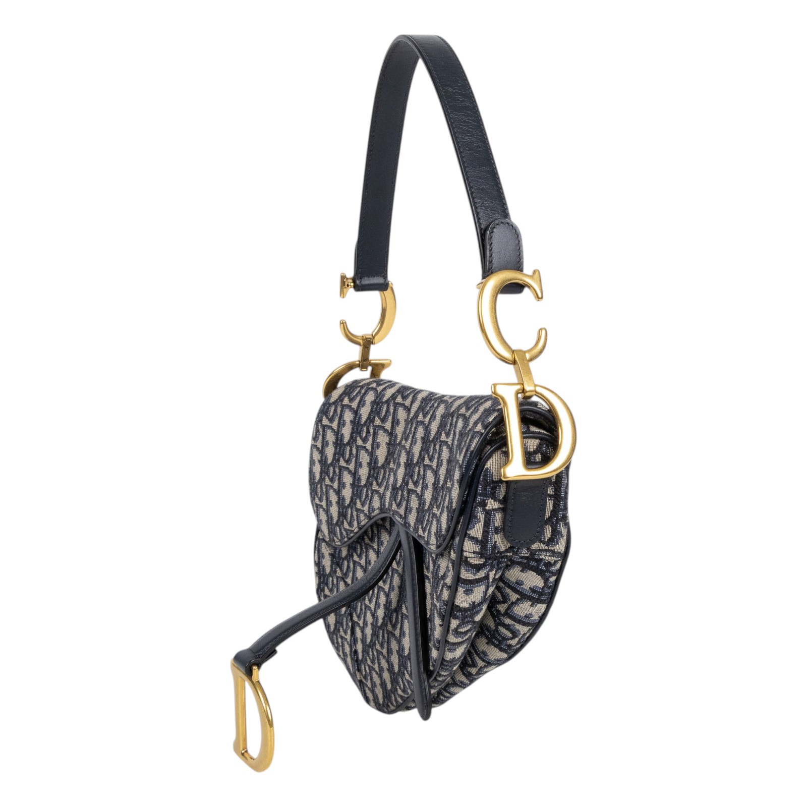 迪奧 CHRISTIAN DIOR Saddle 馬鞍袋  M0455CTZQ 藍DIOR SADDLE 防塵袋(無長背帶)