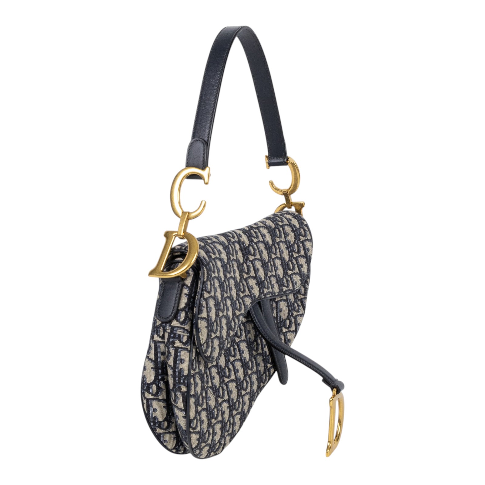 迪奧 CHRISTIAN DIOR Saddle 馬鞍袋  M0455CTZQ 藍DIOR SADDLE 防塵袋(無長背帶)