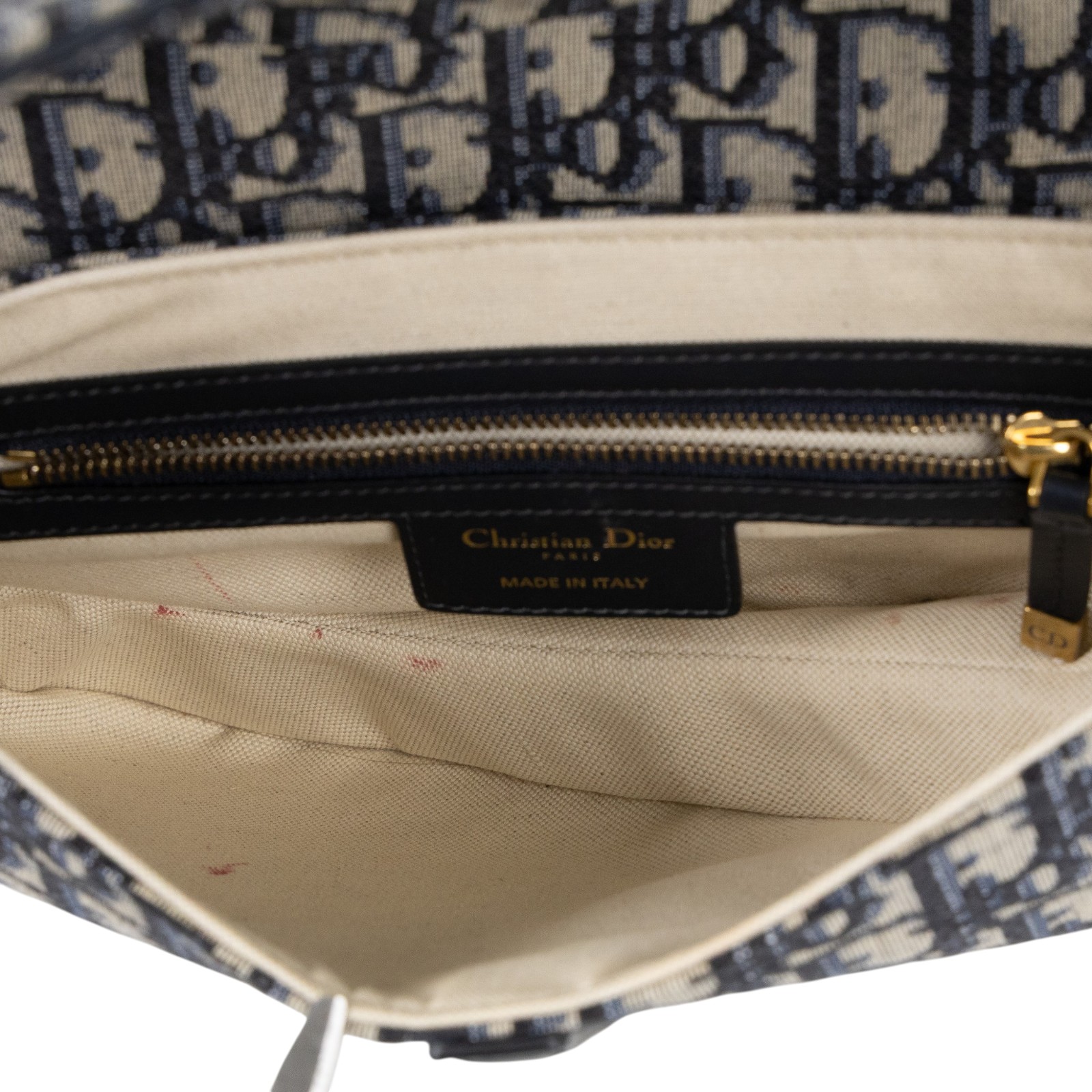 迪奧 CHRISTIAN DIOR Saddle 馬鞍袋  M0455CTZQ 藍DIOR SADDLE 防塵袋(無長背帶)