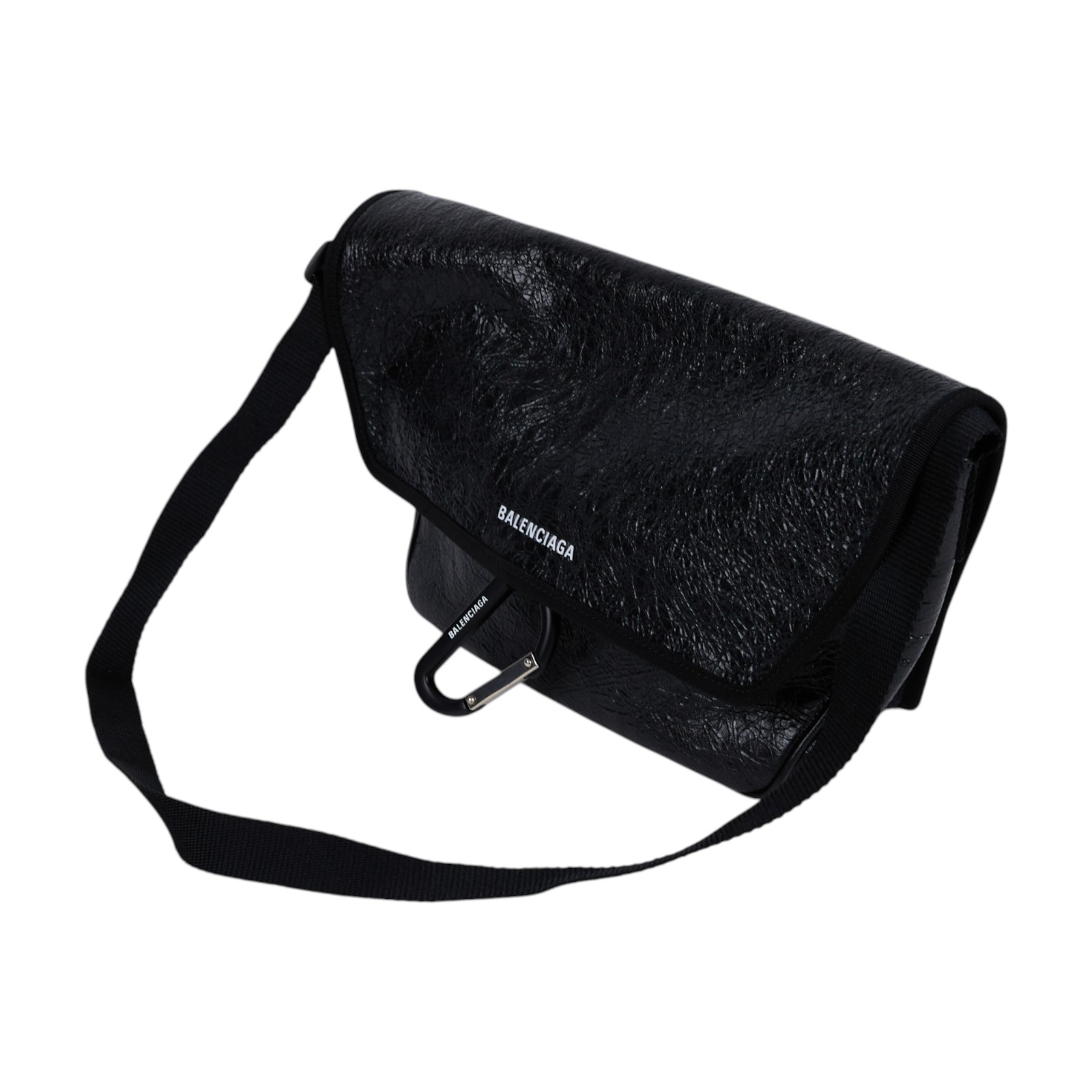 巴黎世家 BALENCIAGA Explorer 郵差包 8348312ABX0 黑EXPLORER肩背包 無附屬品