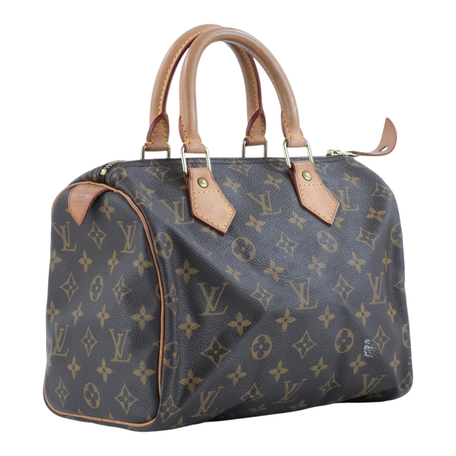 路易威登 LOUIS VUITTON Speedy 25 手提波士頓包 經典帆布 M41528 原花SPEEDY25 防塵袋/鎖組