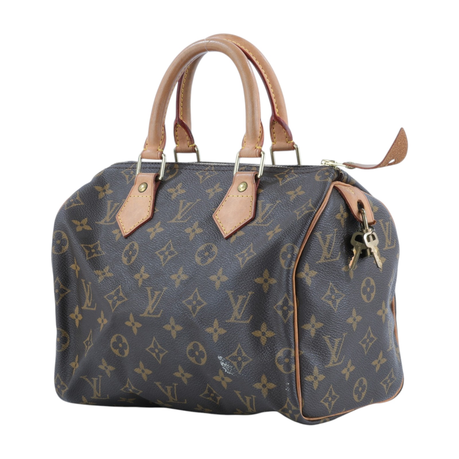 路易威登 LOUIS VUITTON Speedy 25 手提波士頓包 經典帆布 M41528 原花SPEEDY25 防塵袋/鎖組