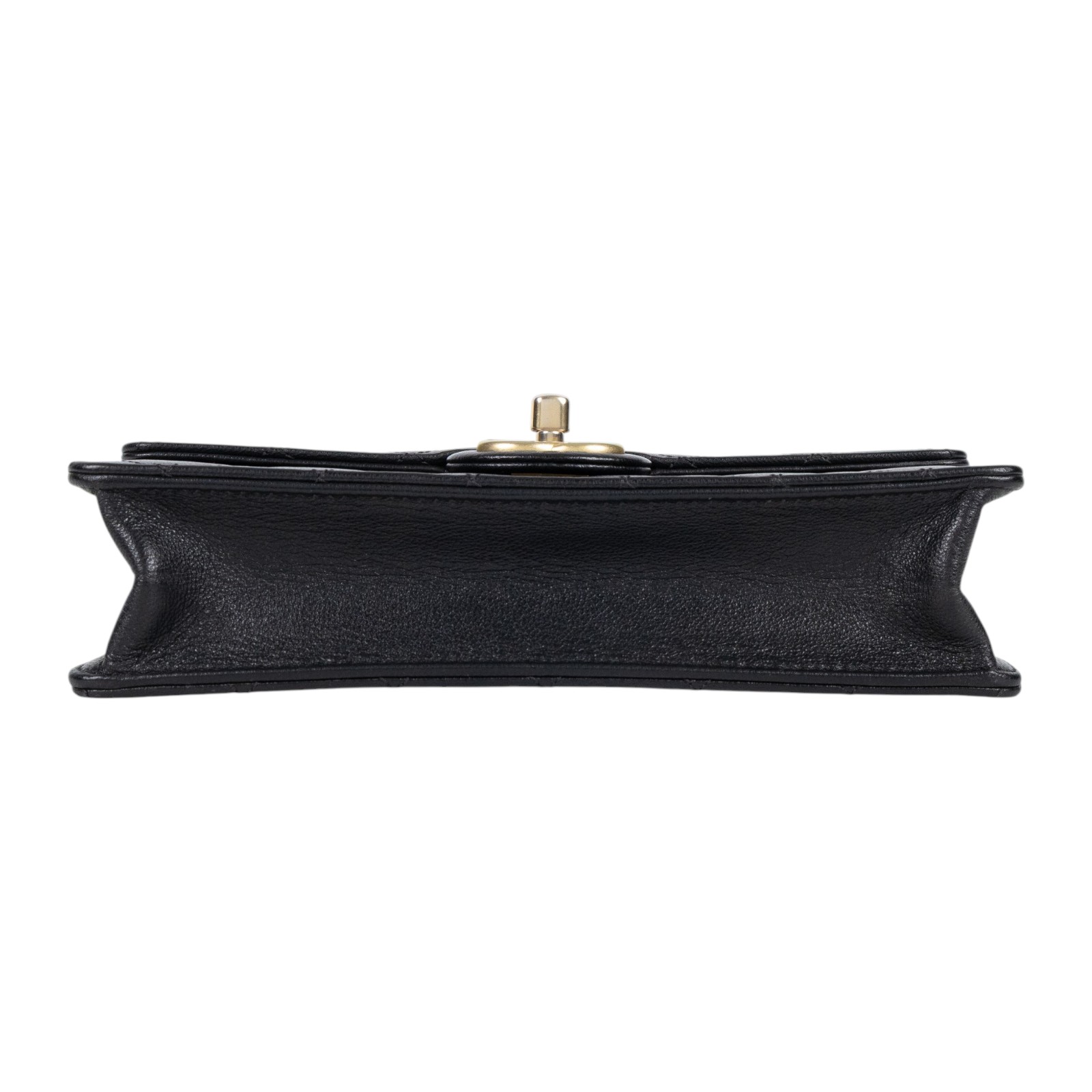 香奈兒 CHANEL 珍珠 口蓋包 AS0585 29開黑菱格珍珠金鍊包 無附屬品