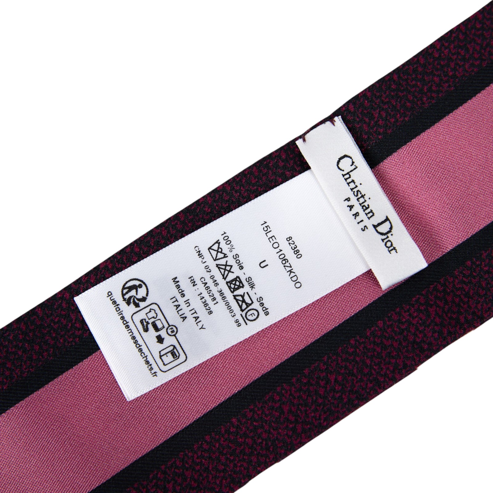 迪奧 CHRISTIAN DIOR Mitzah TWILLY 絲巾 15LEO106ZKDO 酒紅TWILLY 原廠盒子