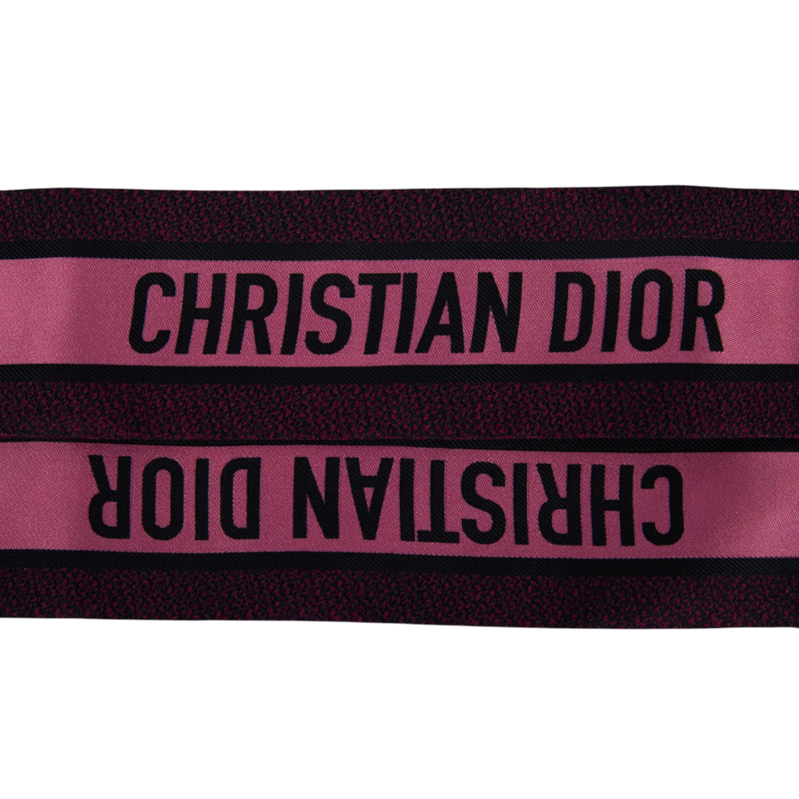 迪奧 CHRISTIAN DIOR Mitzah TWILLY 絲巾 15LEO106ZKDO 酒紅TWILLY 原廠盒子