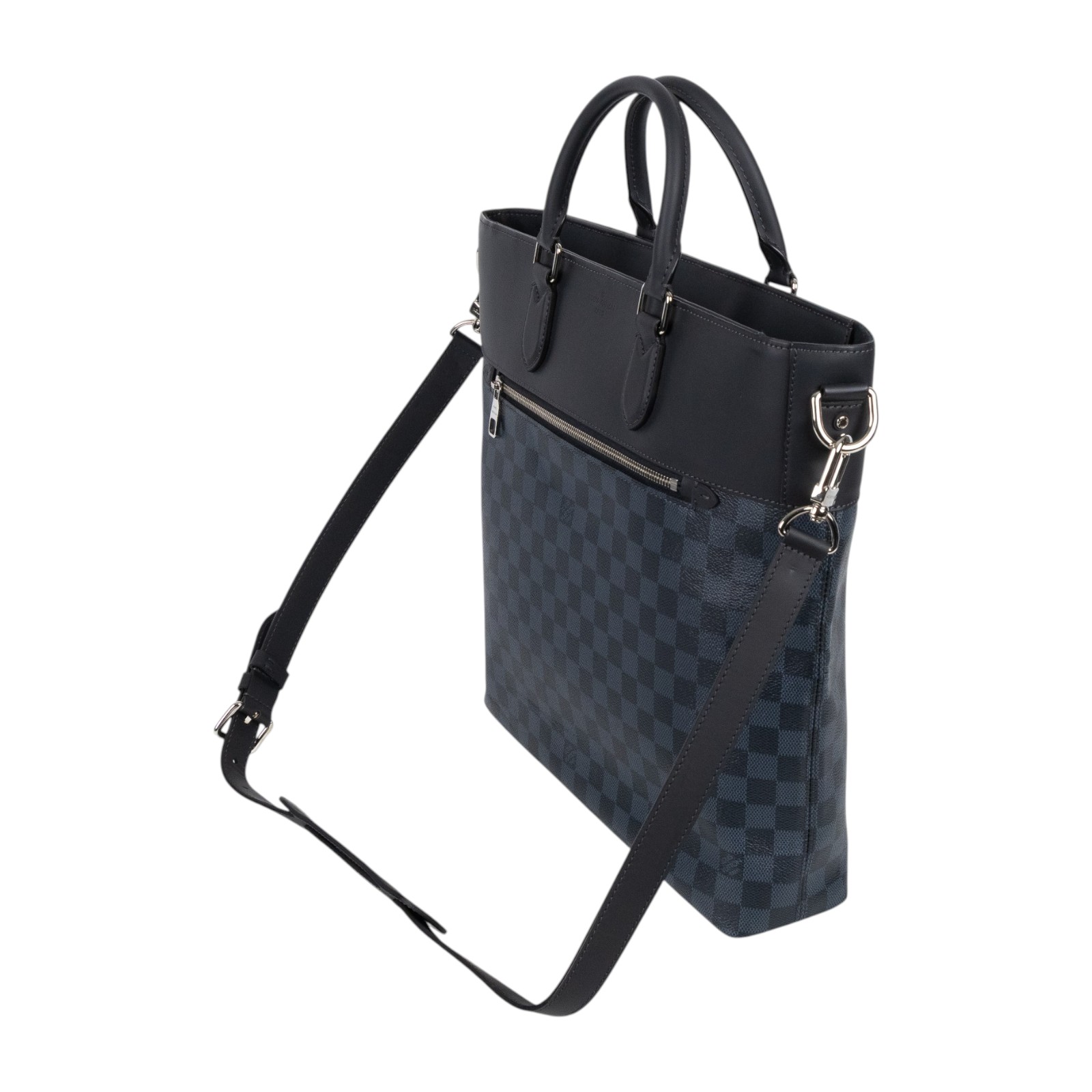 路易威登 LOUIS VUITTON Newport 托特包 N41588 藍棋盤格NEWPORT TOTE 防塵袋