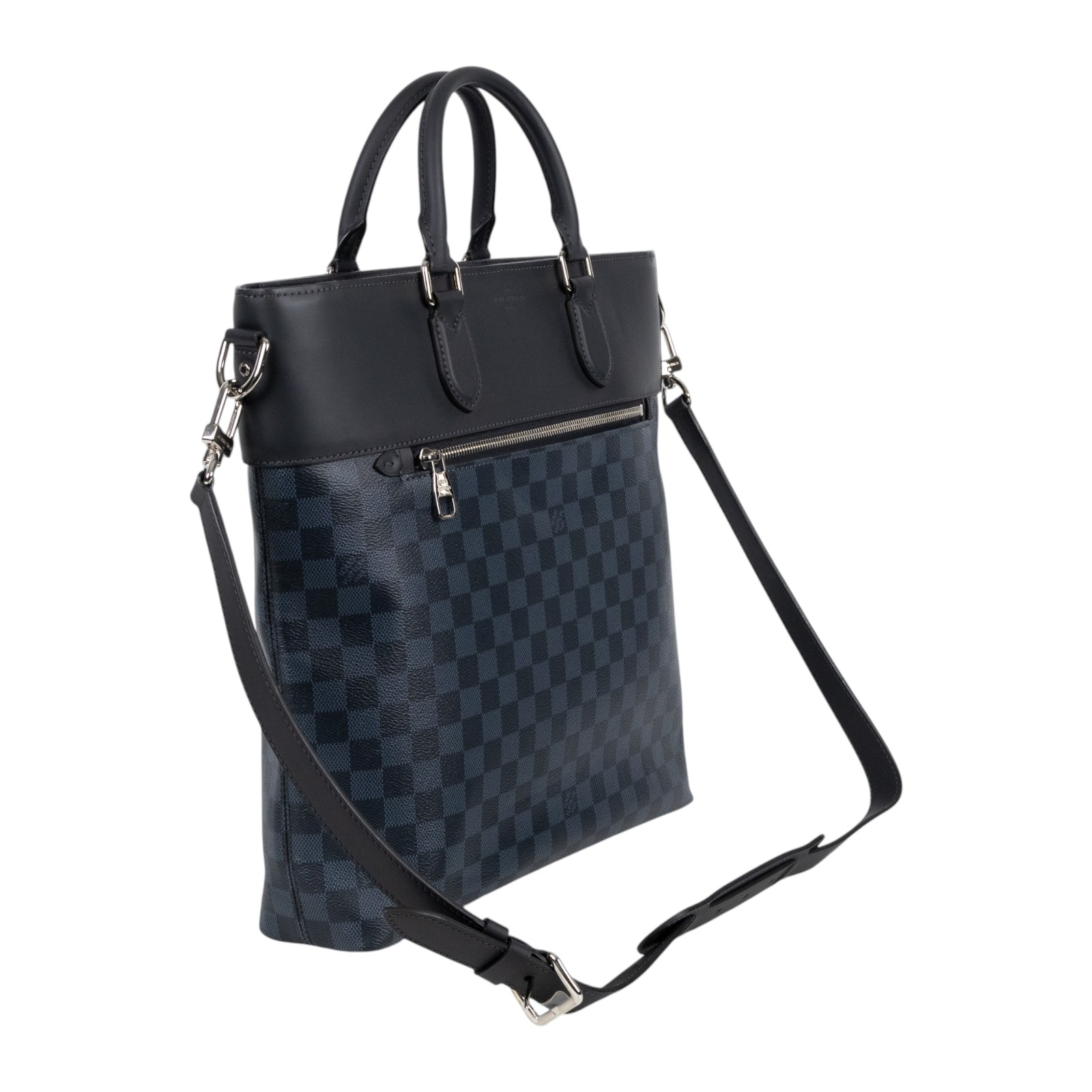 路易威登 LOUIS VUITTON Newport 托特包 N41588 藍棋盤格NEWPORT TOTE 防塵袋