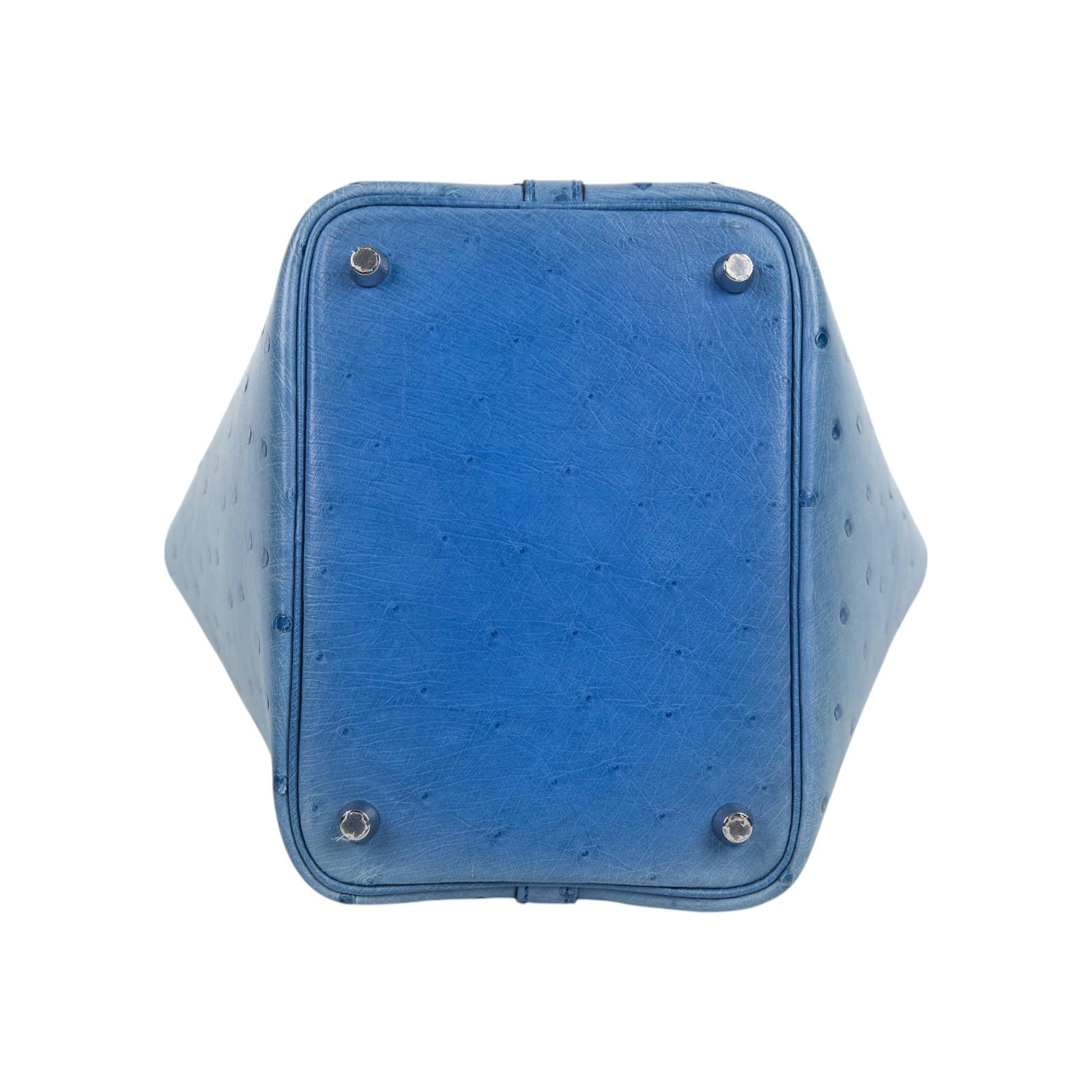 愛馬仕 Hermes Picotin Lock 18 菜籃子包 銀色五金 希臘藍色 H069563CK7Q /A刻  原廠盒子/防塵袋/鎖組/購買證明