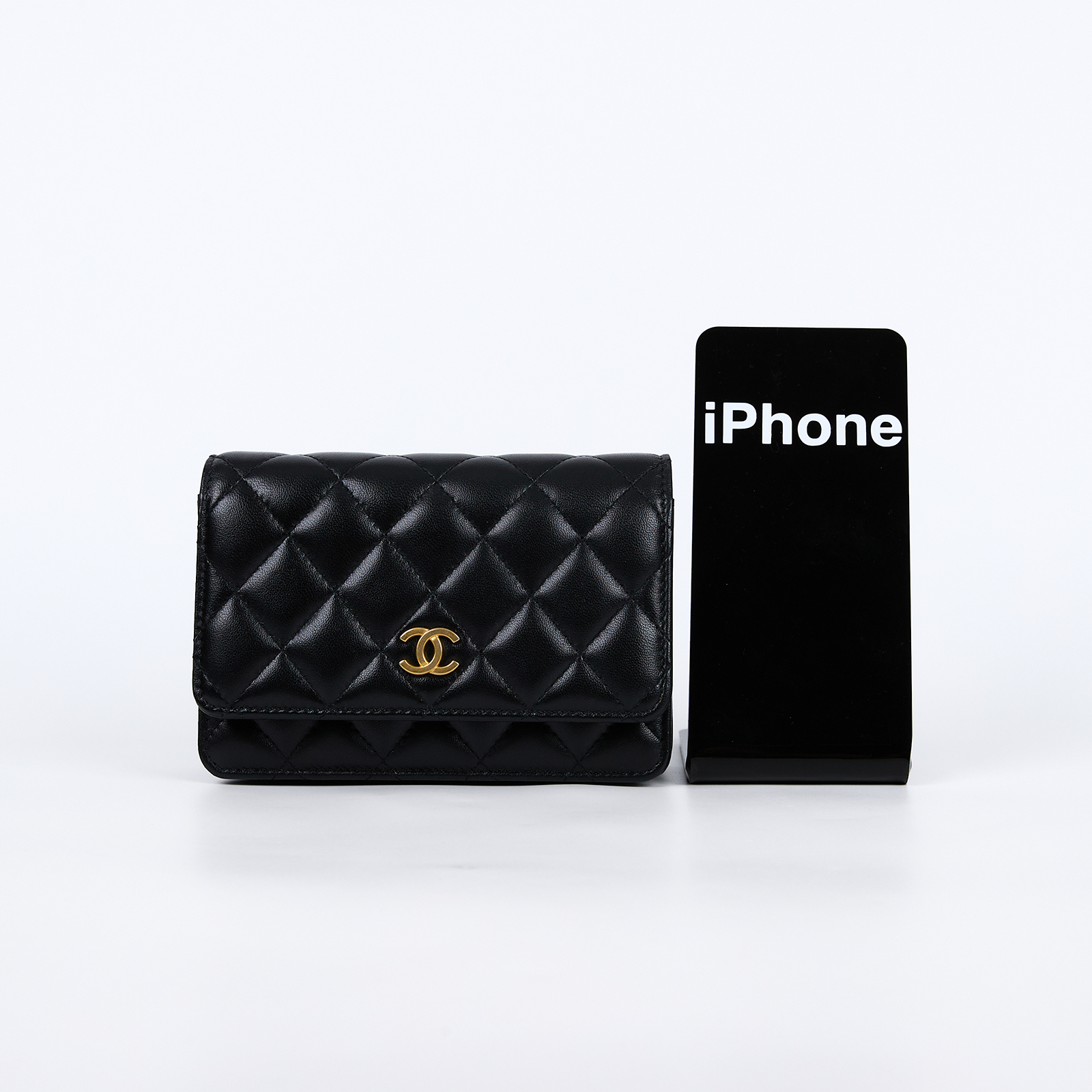 香奈兒 CHANEL Mini WOC 錢包 斜背包 AP1820 30開黑羊WOC 原廠盒子/防塵袋/保證卡