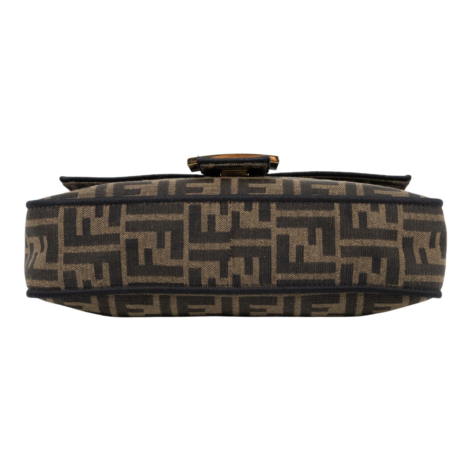 芬迪 FENDI Baguette FF提花布料包款 8BR600A6V5 棕FF帆布BAGUETTE法棍包 防塵袋/背帶