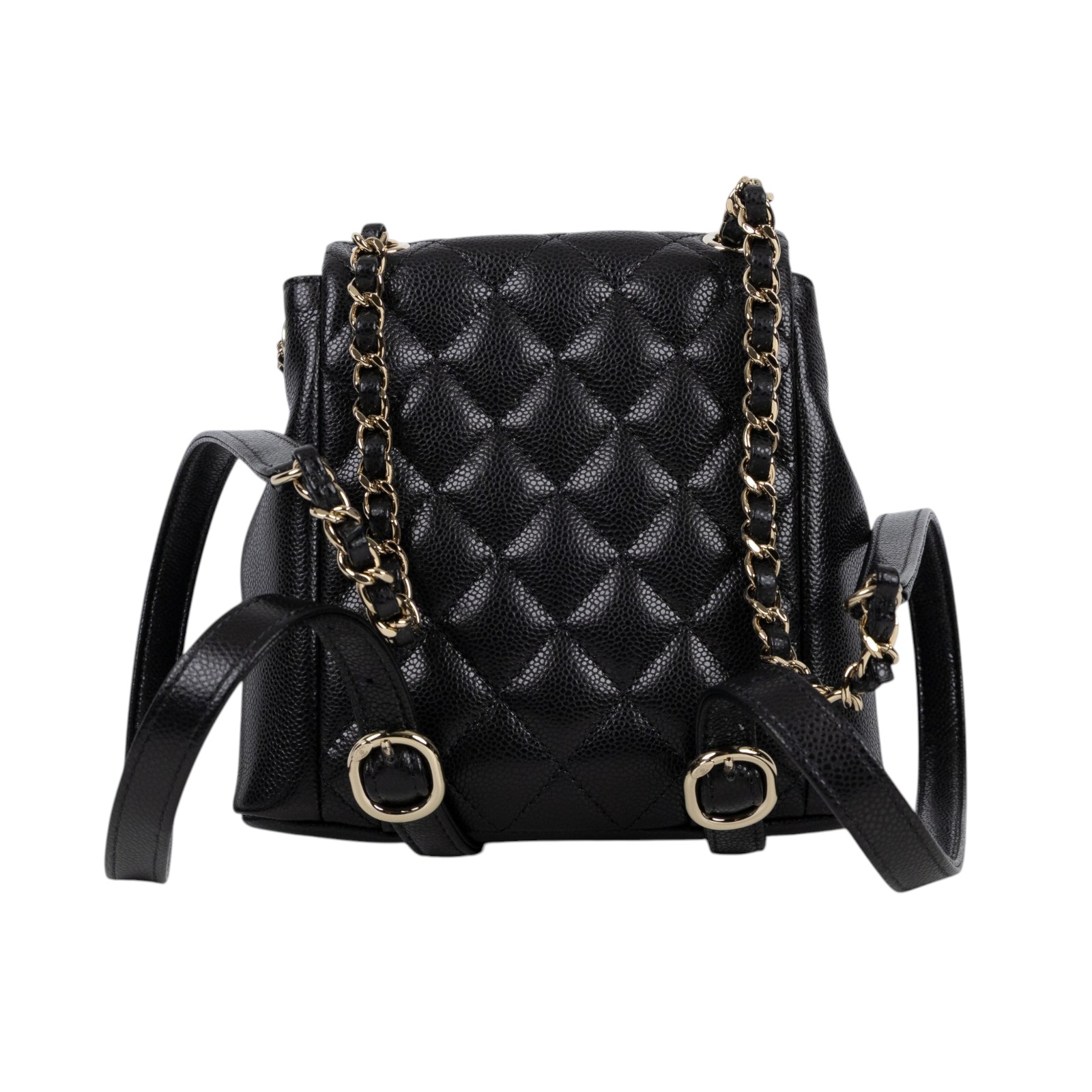 香奈兒 CHANEL Duma Mini 菱格紋 迷你 後背包 AS3787 B16985 晶片款 黑DUMA MINI 後背包 購買證明