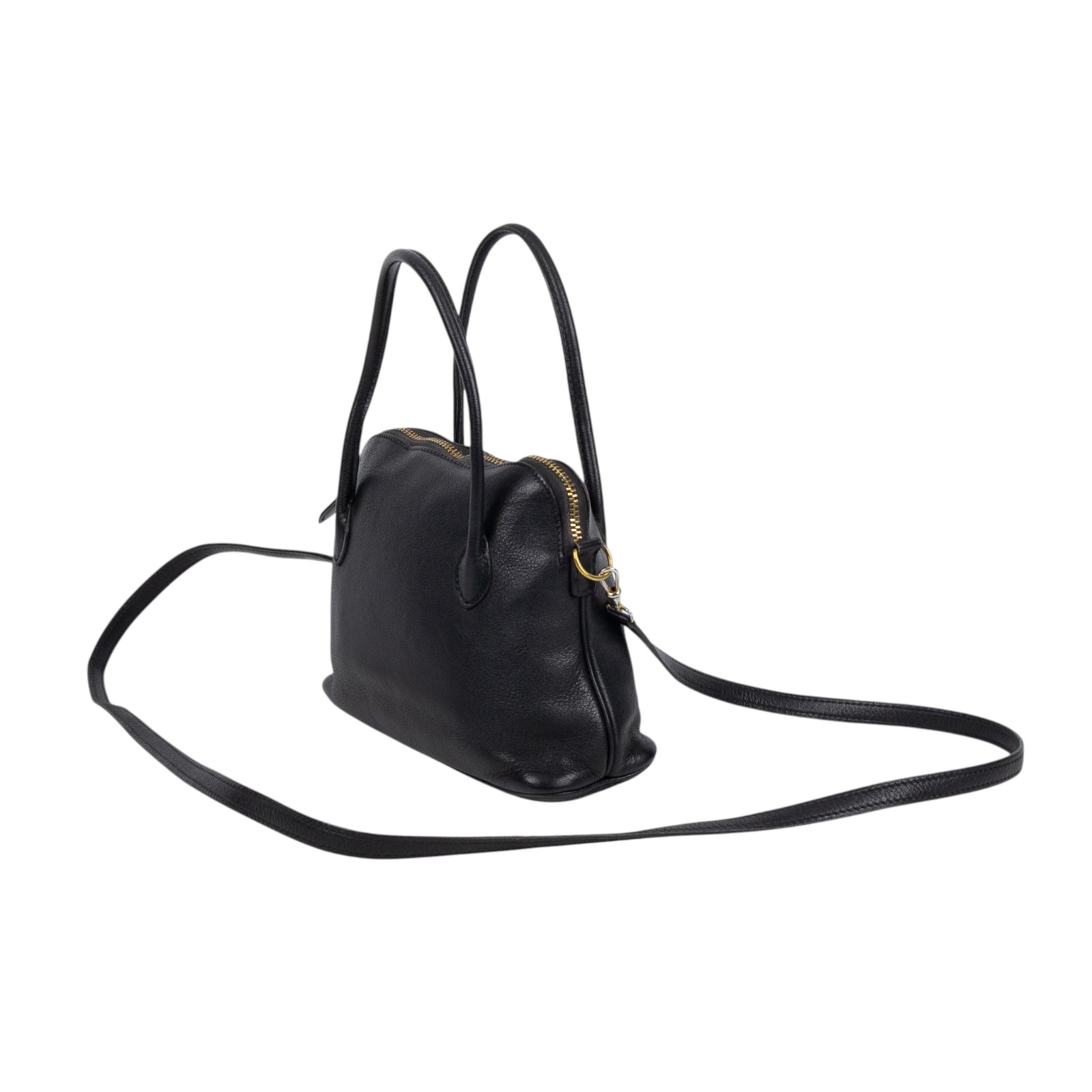 愛馬仕 Hermes Bolide Bag 1923 柏莉包 mini BLM ○刻(刻印不明) 黑BOLIDE MINI 背帶(刻印變淡年分不明)