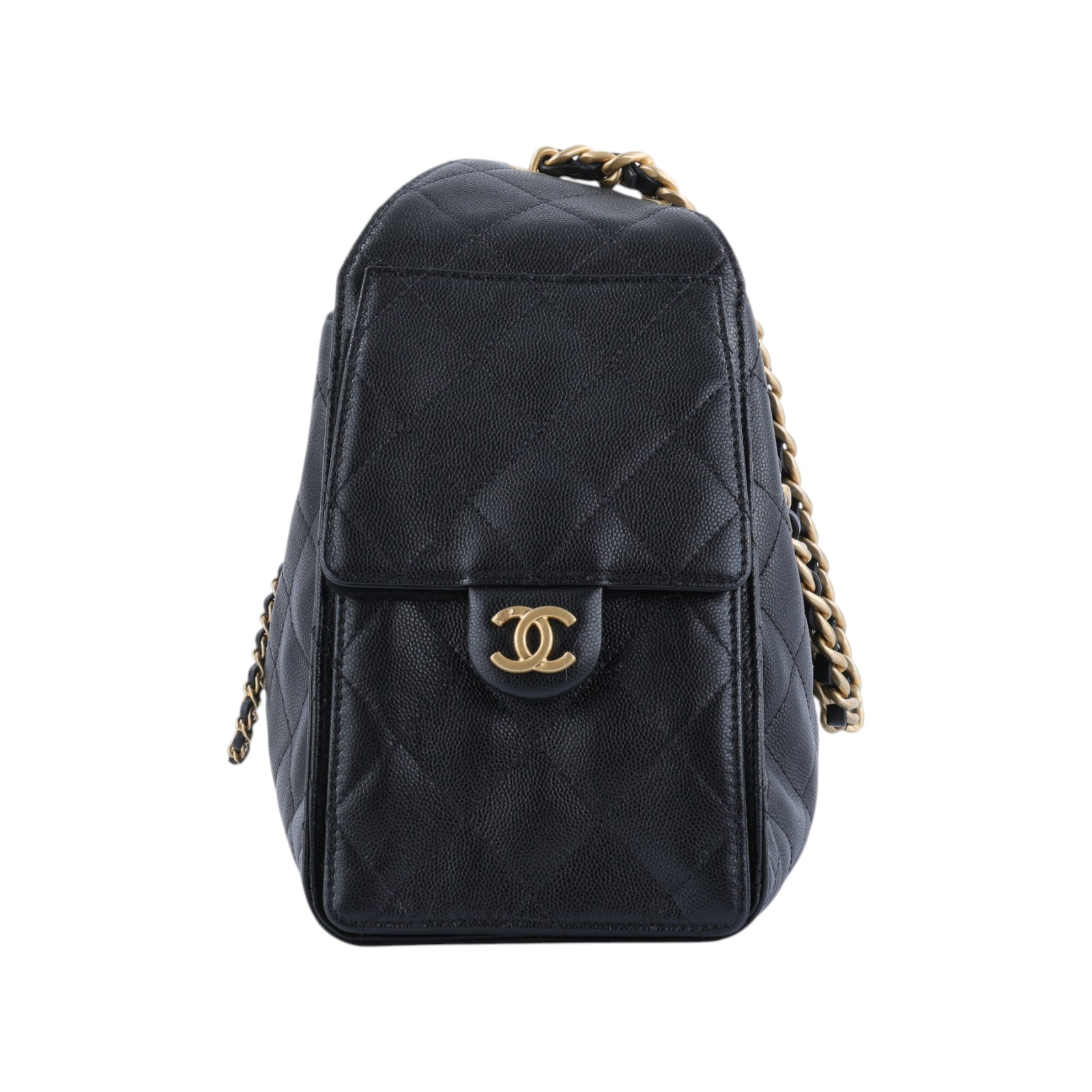 香奈兒 CHANEL 25 小型包 粒面牛皮 AS5293 B20304 晶片款 黑荔枝25包 小號 原廠盒子/防塵袋